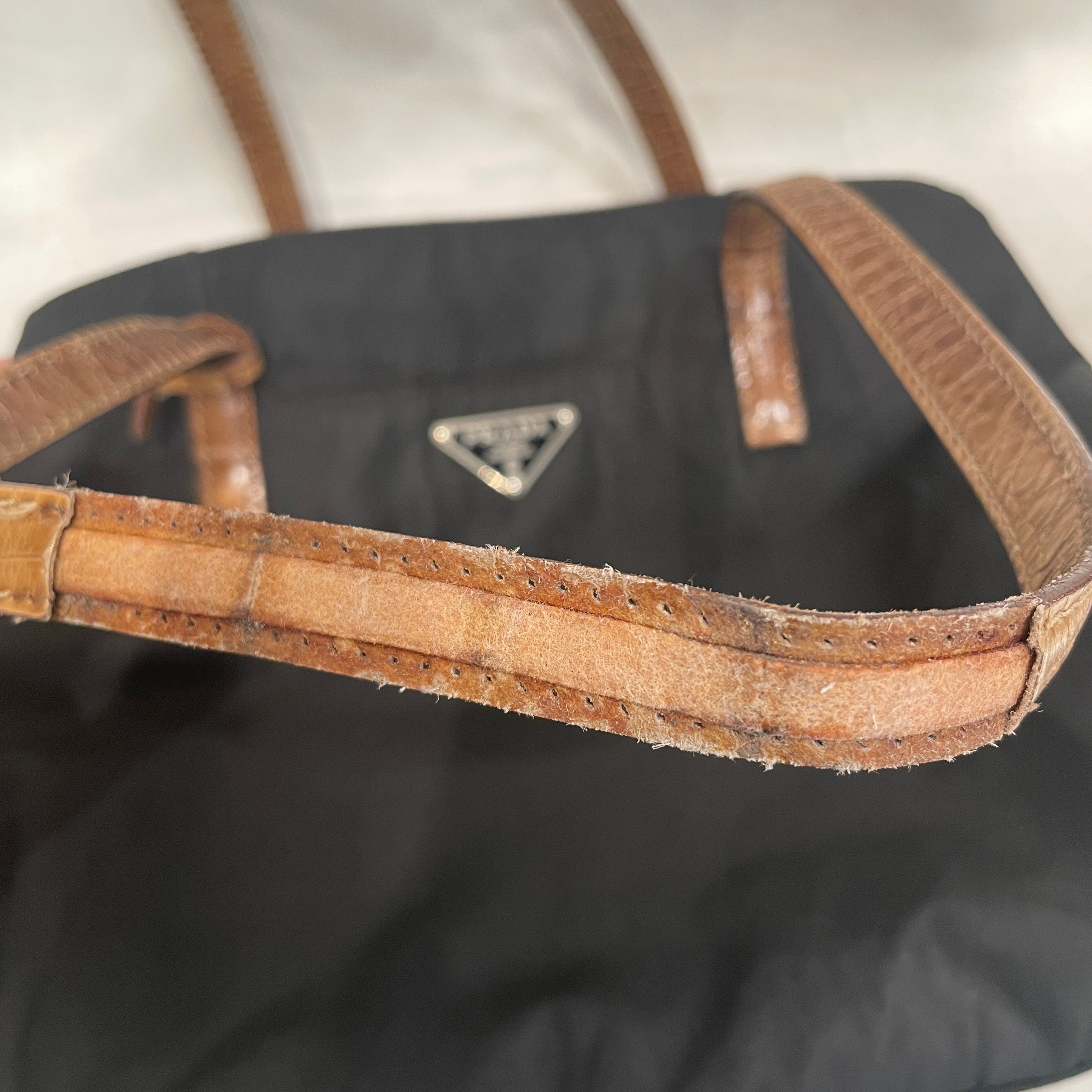 PRADA/Bag/Nylon/BLK/TESSUTO SNAKESKIN view 9