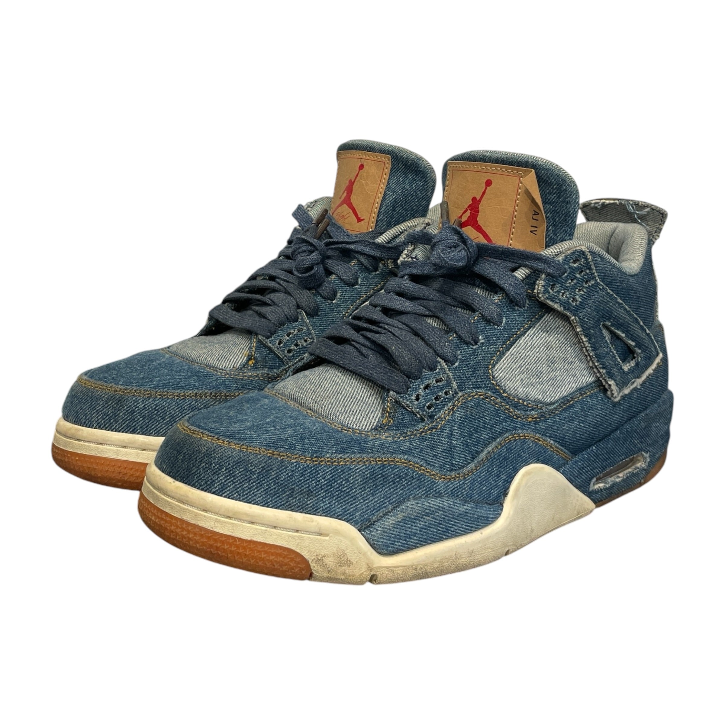 NIKE/Hi-Sneakers/US 11.5/Denim/BLU/LEVIS X AIR JORDAN RETRO 4 view 2