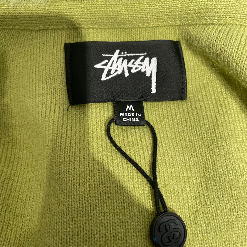 STUSSY/Cardigan/M/Mohair/GRN/shaggy