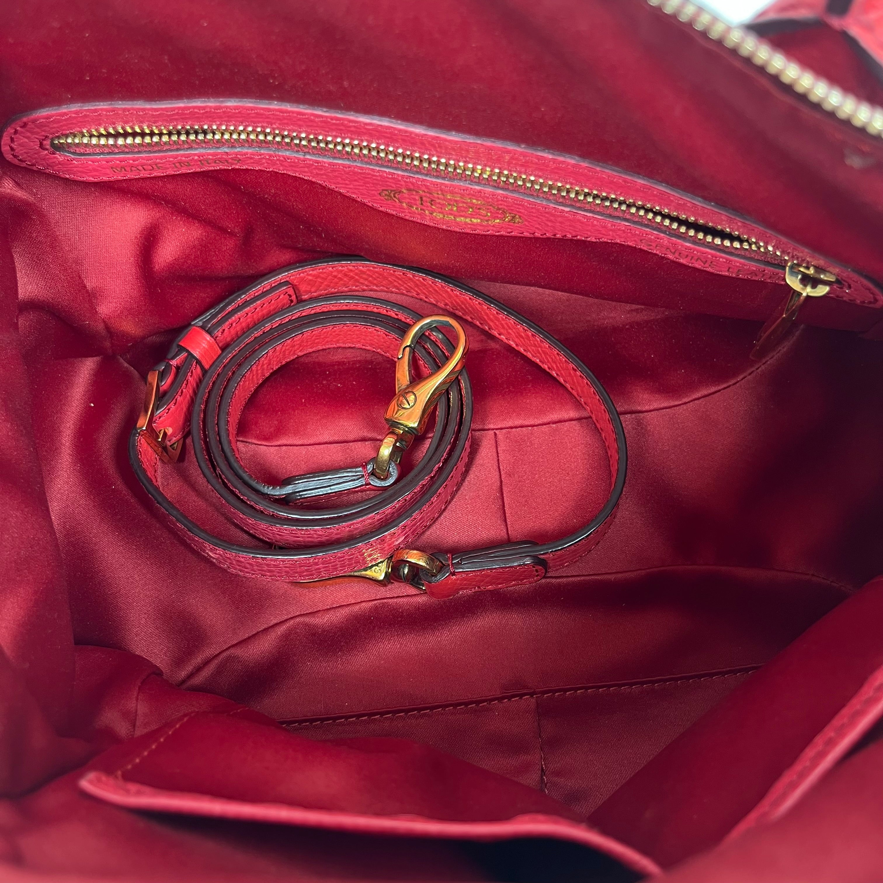 TOD'S/Bag/Leather/RED/ view 3