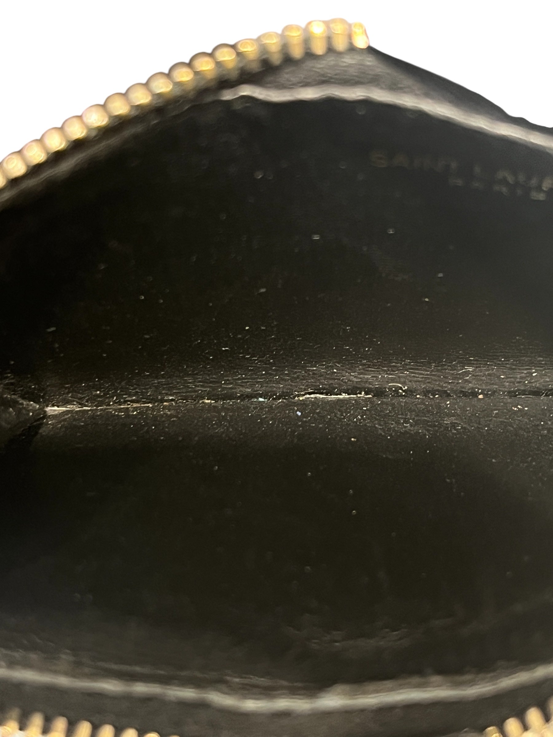 YVES SAINT LAURENT/Wallet/Leather/BLK/M's/ view 3