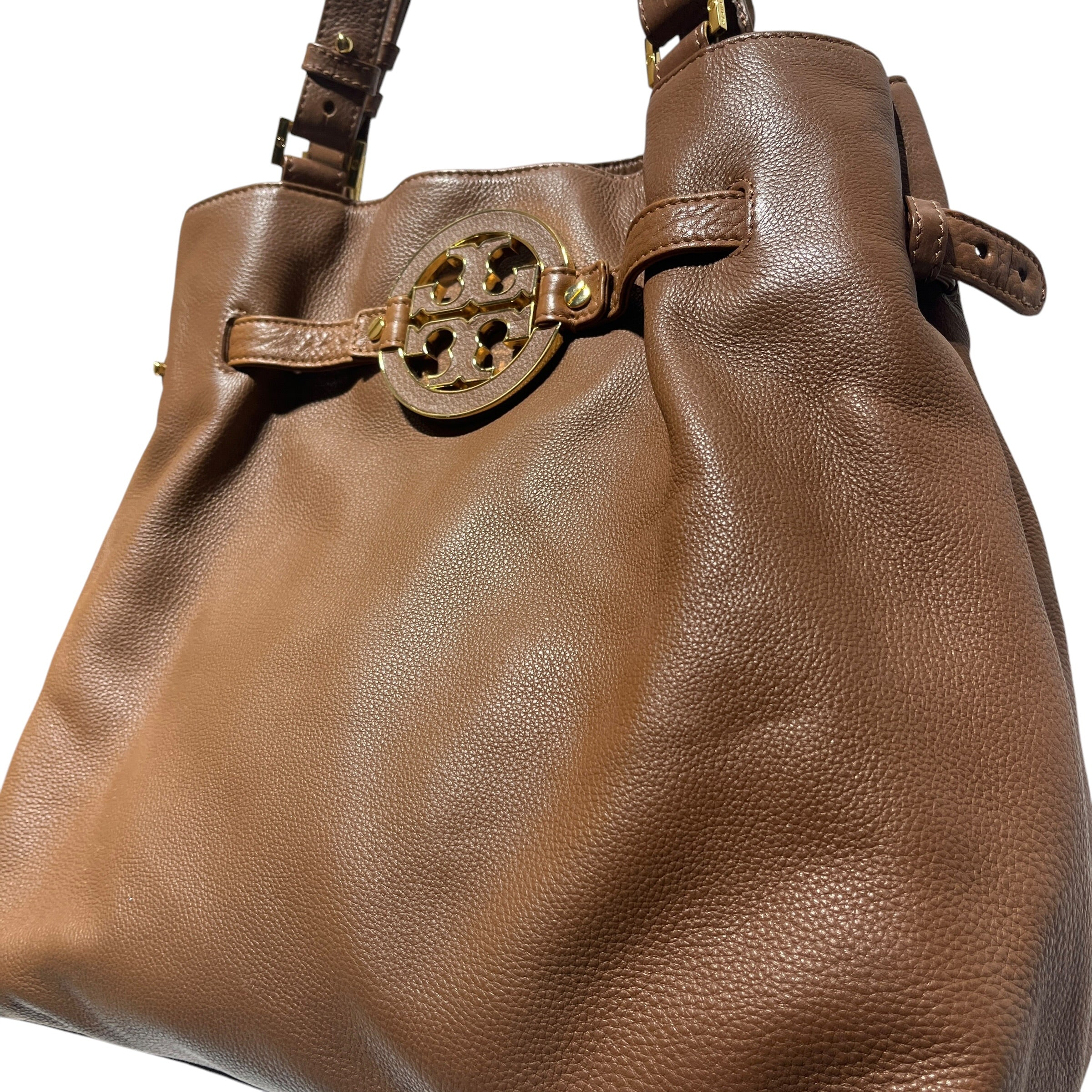 TORY BURCH/Bag/Leather/BRW/AMANDA NORTH/SOUTH view 2