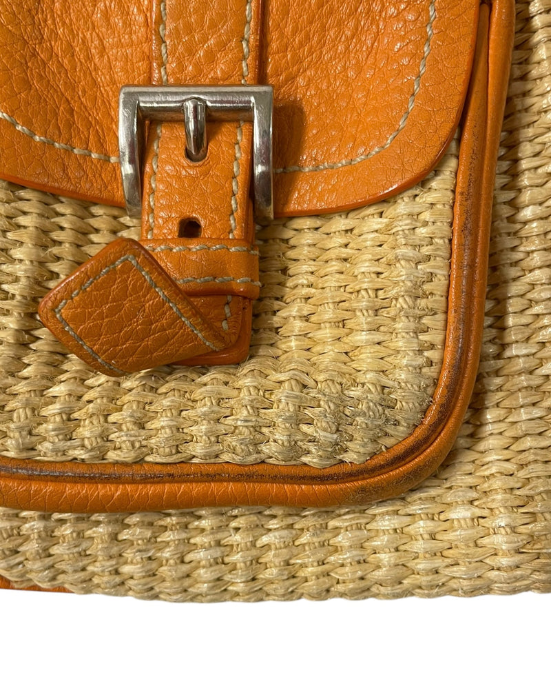 PRADA/Hand Bag/Leather/ORN/129