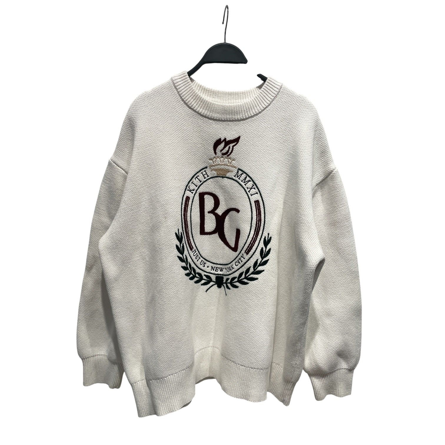 KITH/KITH/BERGDORF GOODMAN/Heavy Sweater/L/Cotton/WHT/ view 1