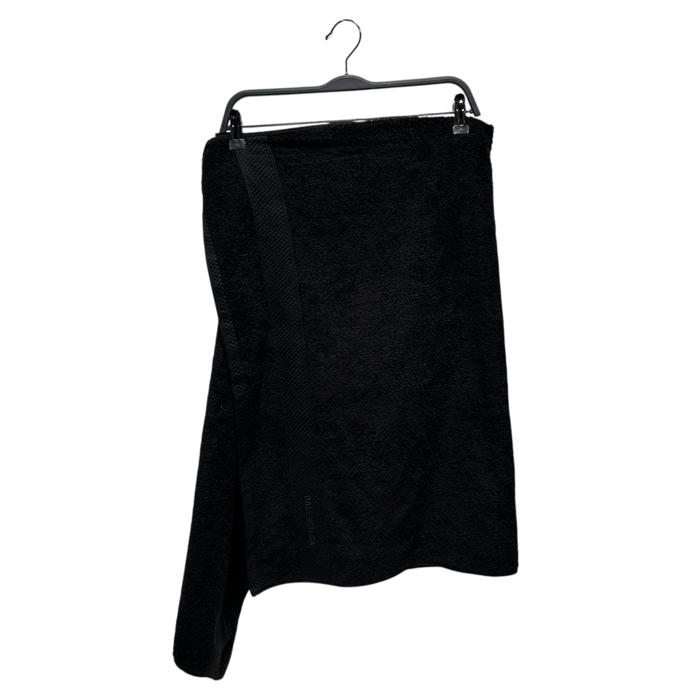BALENCIAGA/Long Skirt/S/BLK/WRAP AROUND TOWEL SKIRT view 1