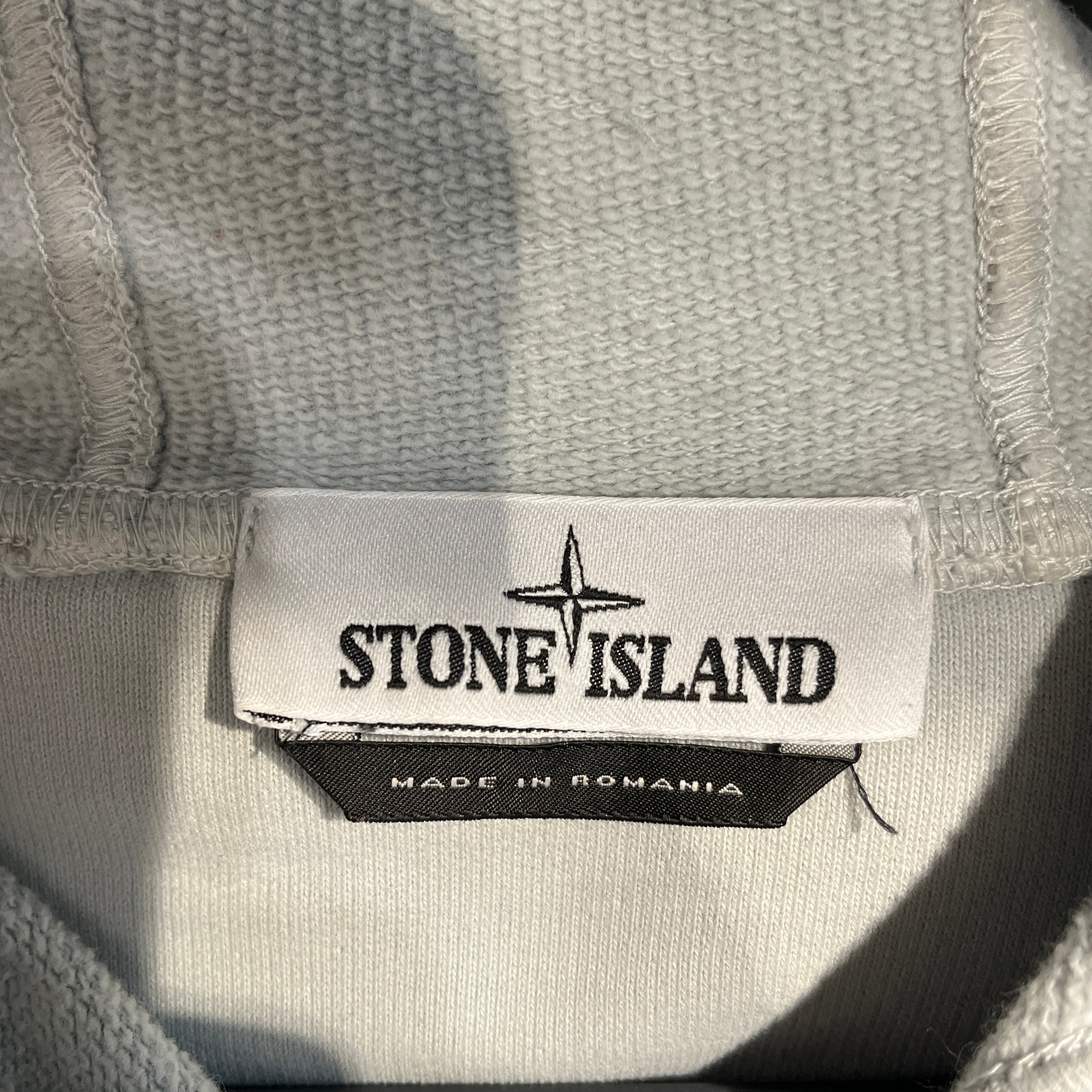 STONE ISLAND/Hoodie/XL/Cotton/GRN/arm patch view 4