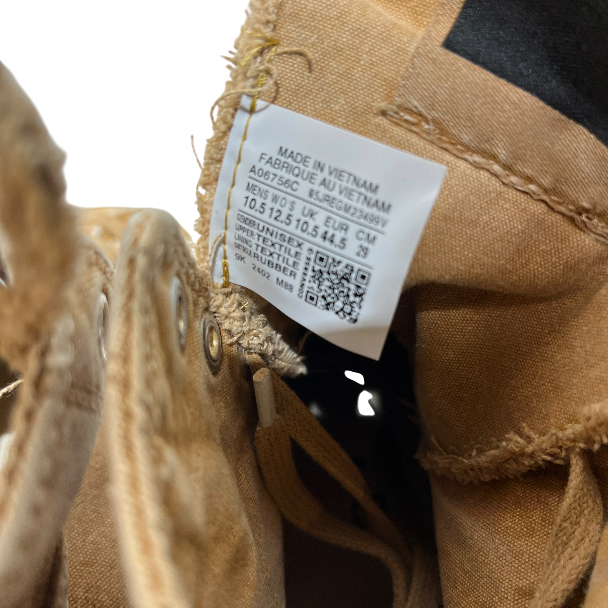 RICK OWENS DRKSHDW/Hi-Sneakers/US 10.5/Cotton/KHK/ view 6