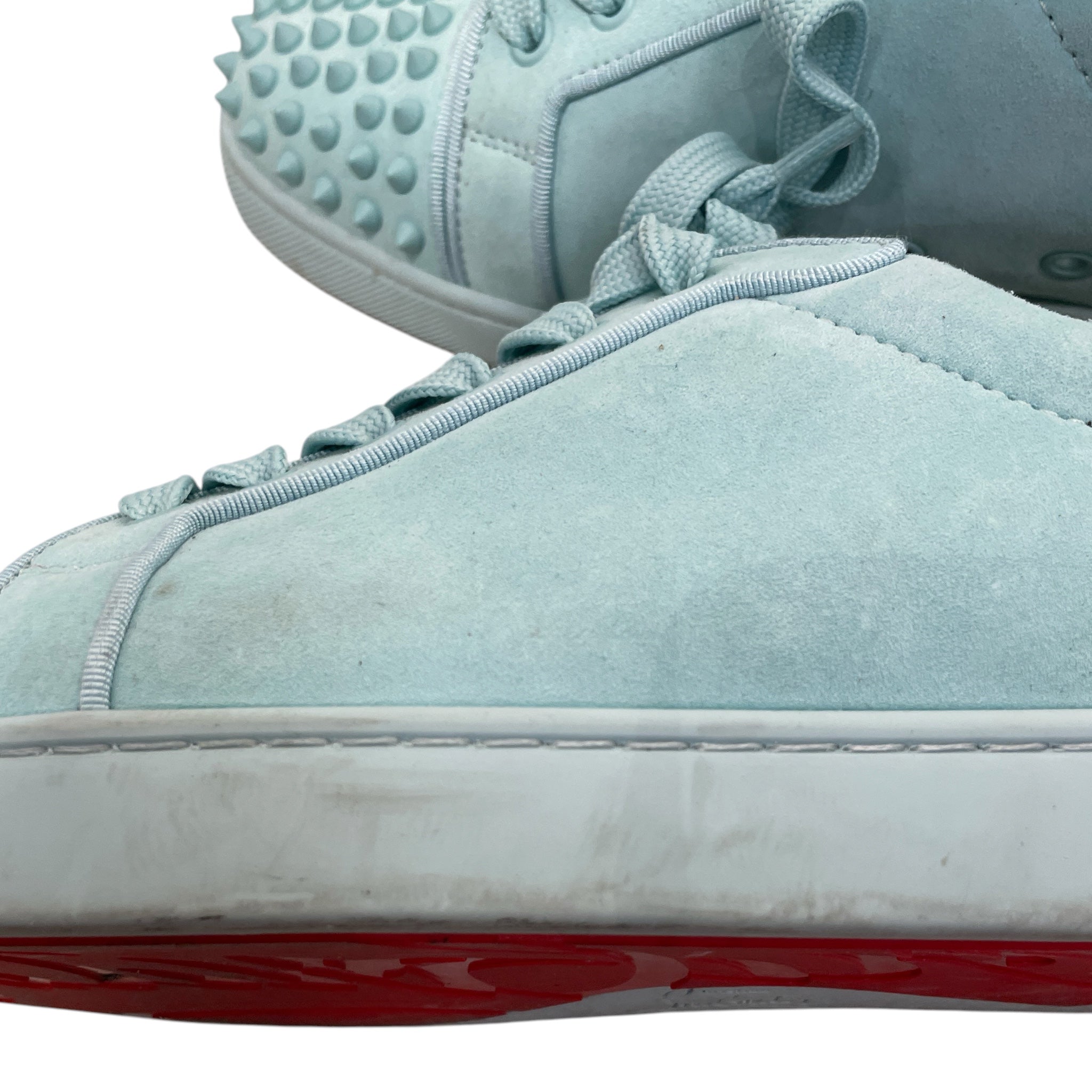 Christian Louboutin/Low-Sneakers/EU 41/Suede/BLU/LOUIS JUNIOR SPIKES view 5