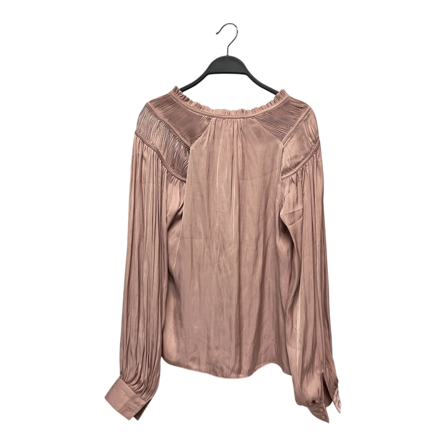 Just cavalli/LS Blouse/Silk/PNK/Puff Sleeve/PLEATED SHOULDERS view 2