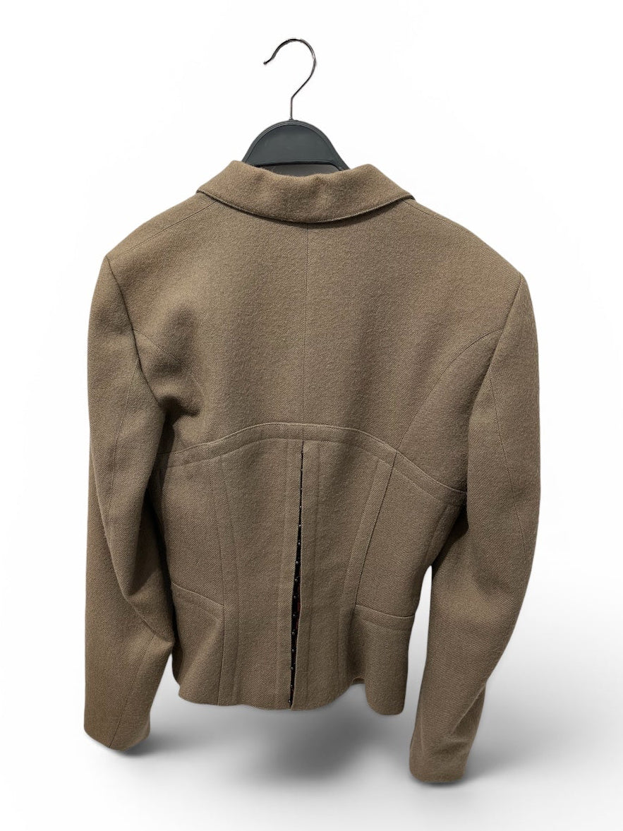 ALAIA/Tailored Jkt/4/Wool/GRY/1987 RUNWAY BLAZER view 2