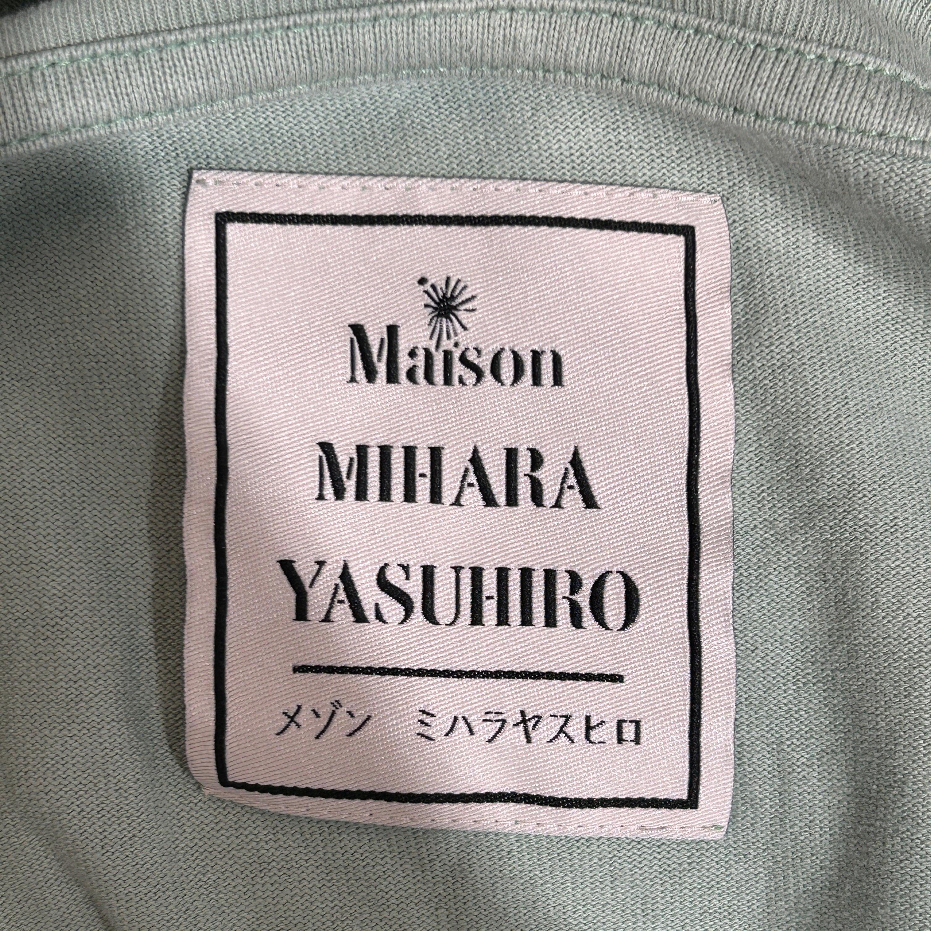 MIHARA YASUHIRO/LS T-Shirt/50/Cotton/GRN/Smiley Face view 3