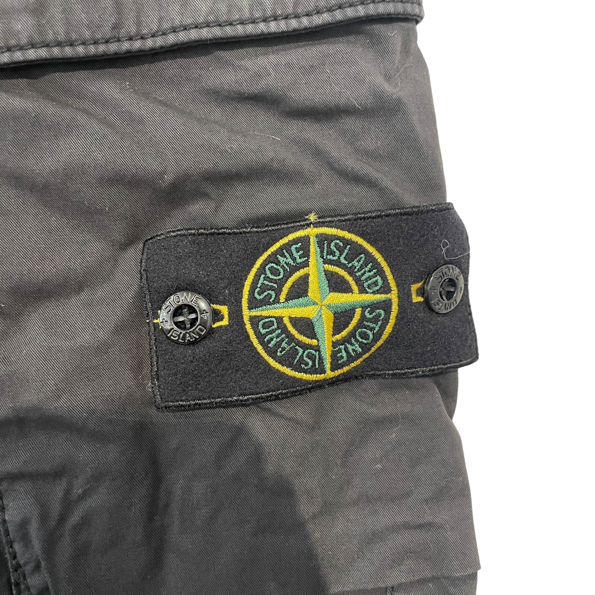 STONE ISLAND/Cargo Pants/33/Cotton/BLK/0089 view 3