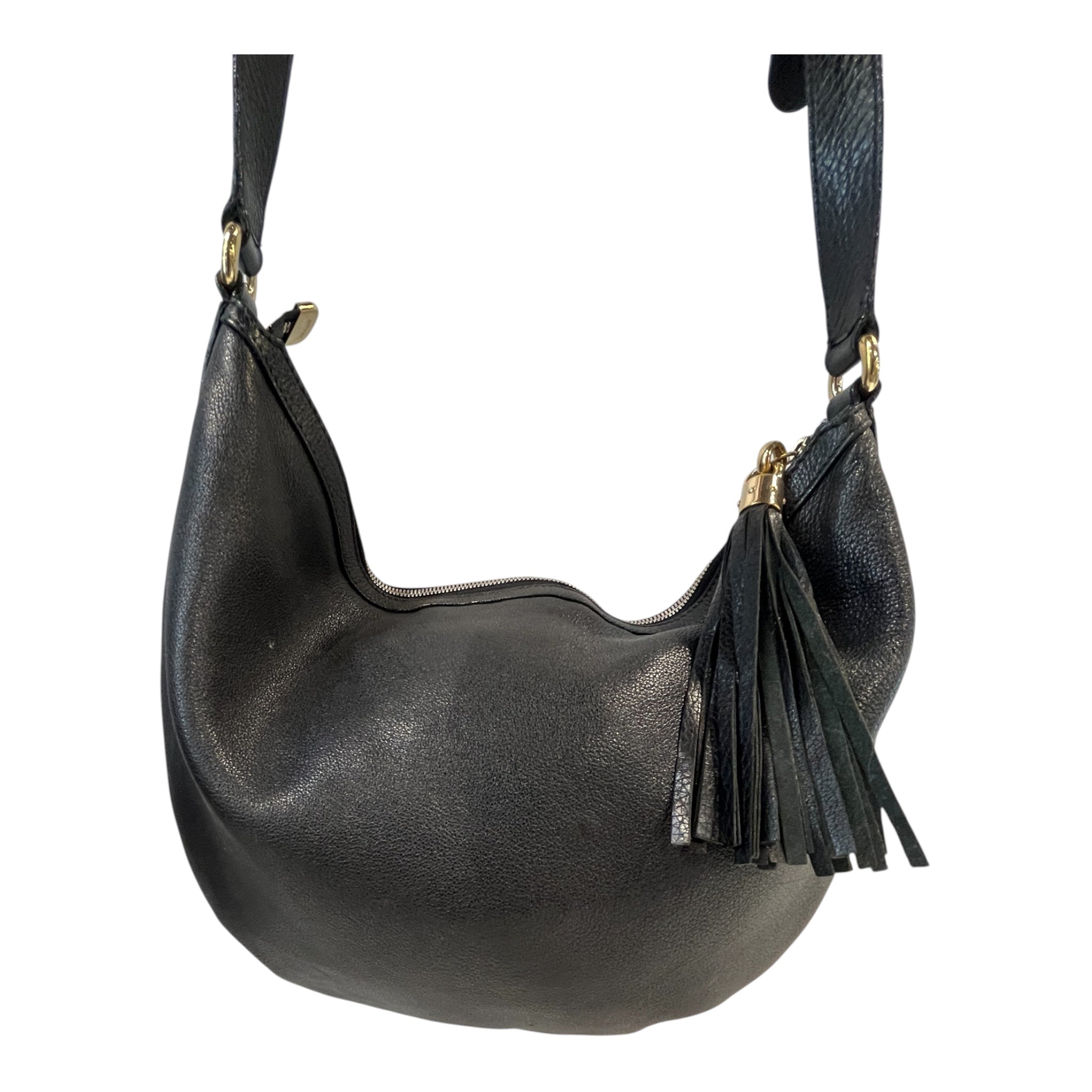 GUCCI/Hand Bag/Leather/BLK/SOHO HOBO MEDIUM view 3
