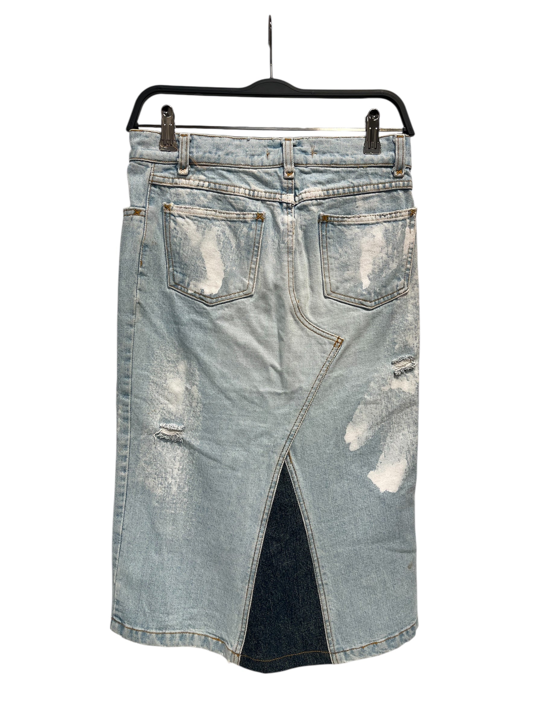 DOLCE&GABBANA/Skirt/38/Denim/BLU/pained on view 2