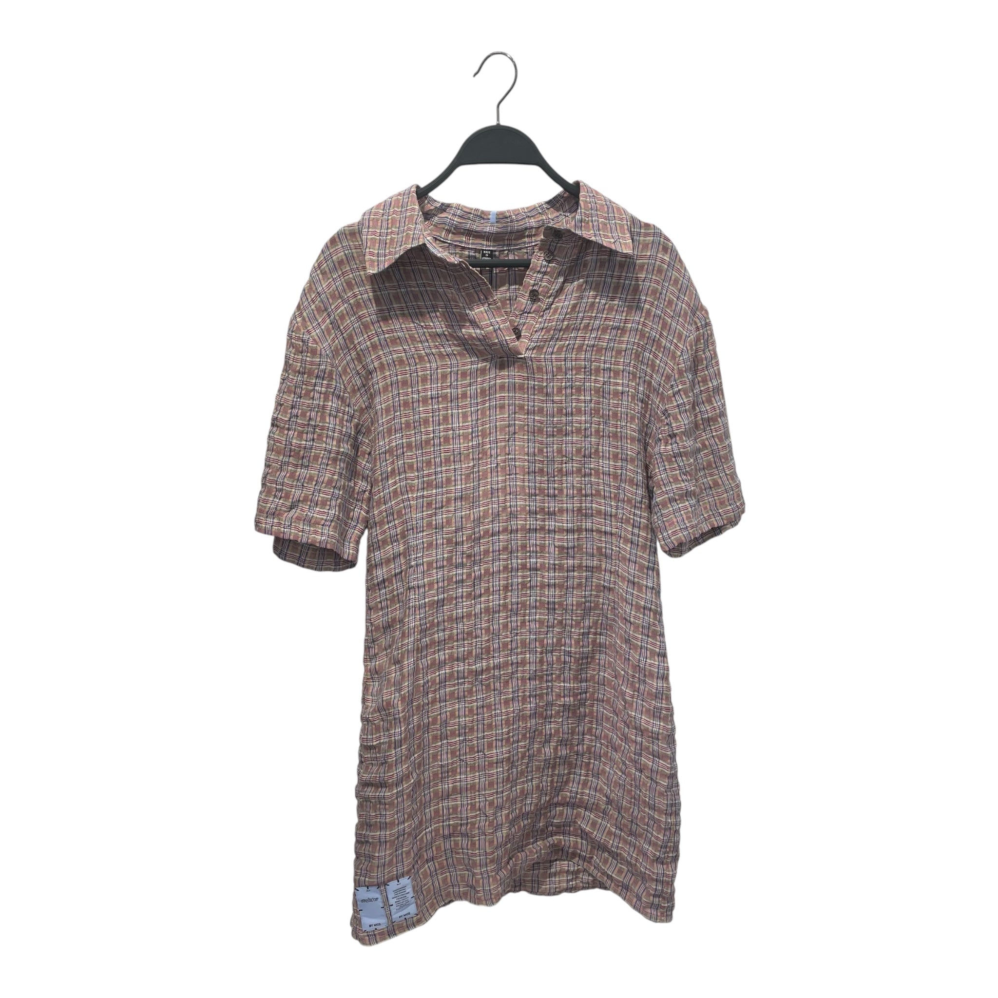 Alexander McQueen/LS Shirt/M/Cotton/MLT/Stripe/CRINKLE POLO view 1