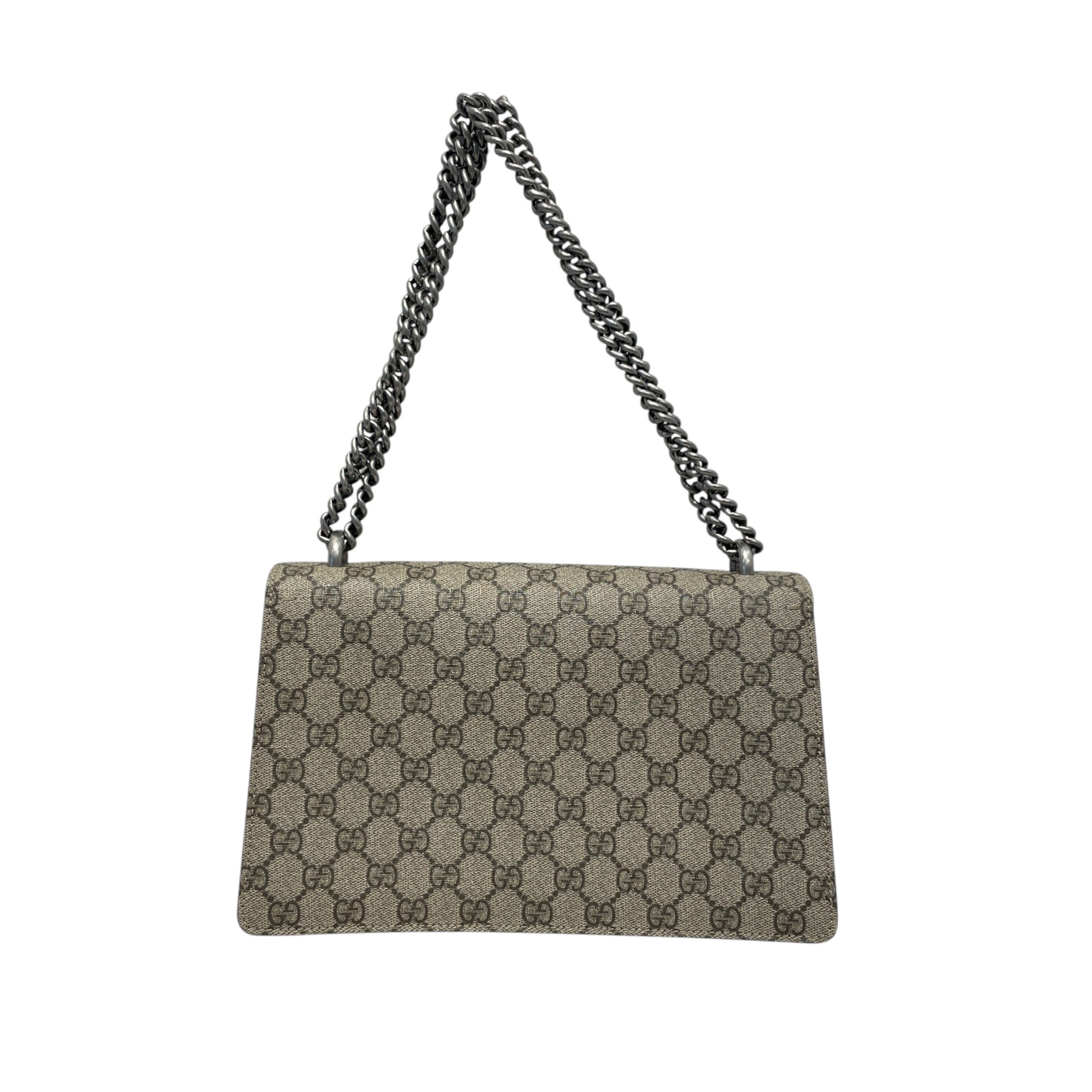GUCCI/Cross Body Bag/Monogram/Leather/RED/GG Supreme Small Dionysus Bag view 3