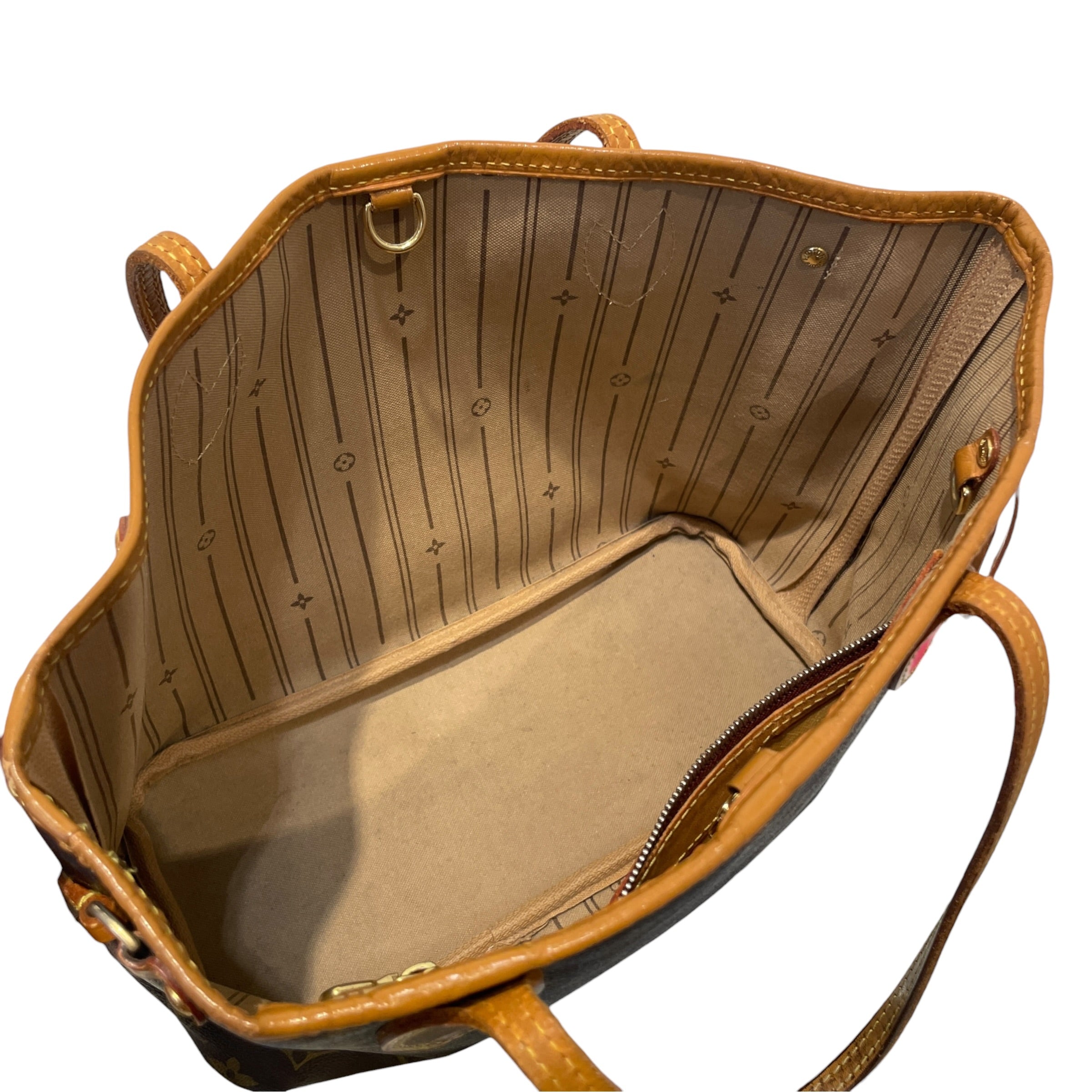LOUIS VUITTON/Tote Bag/Monogram/Leather/BRW/Monogram Neverfull PM Tote view 6