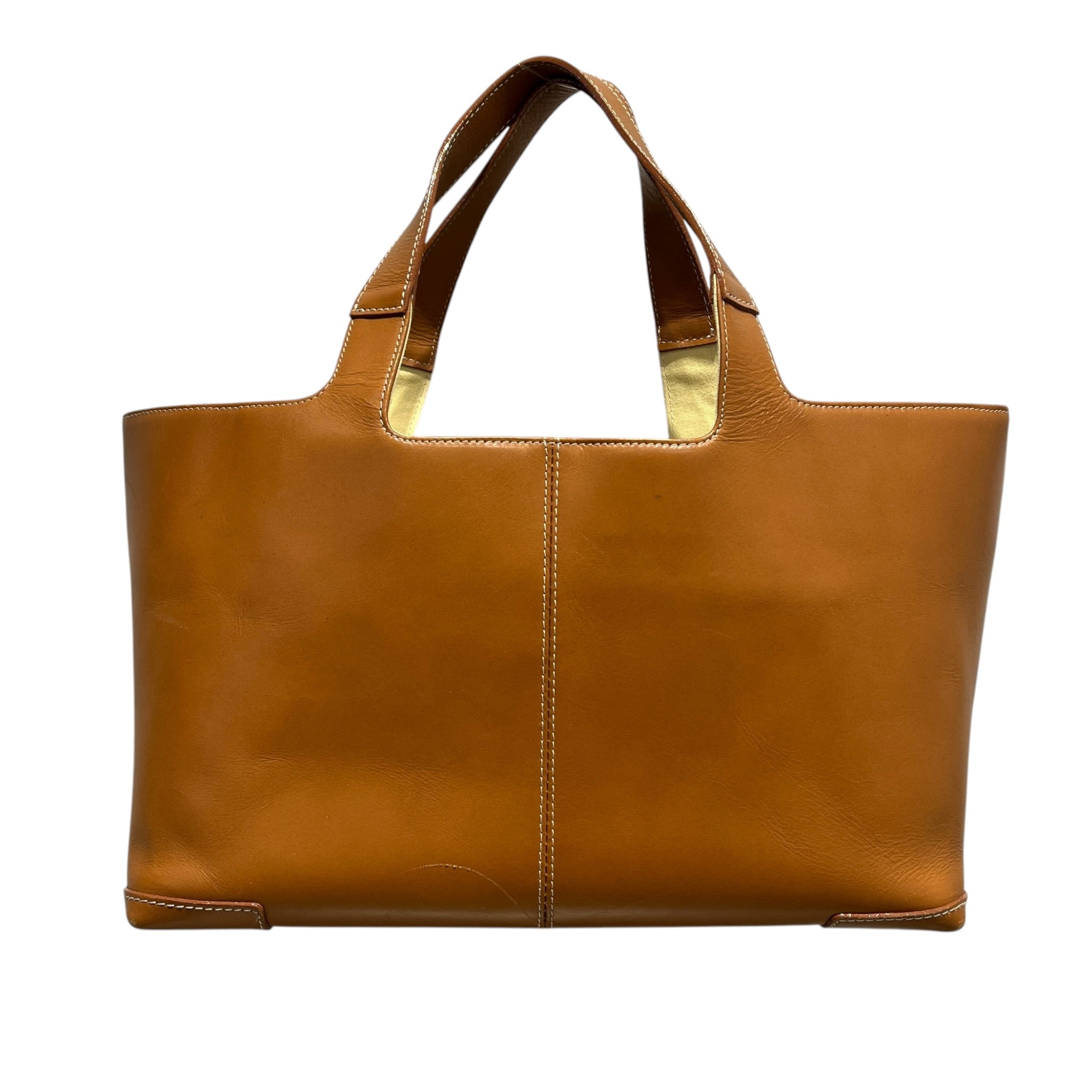 TENALYS/ISSEY MIYAKE/Hand Bag/Leather/CML/rare vintage + stripe liner ba view 2
