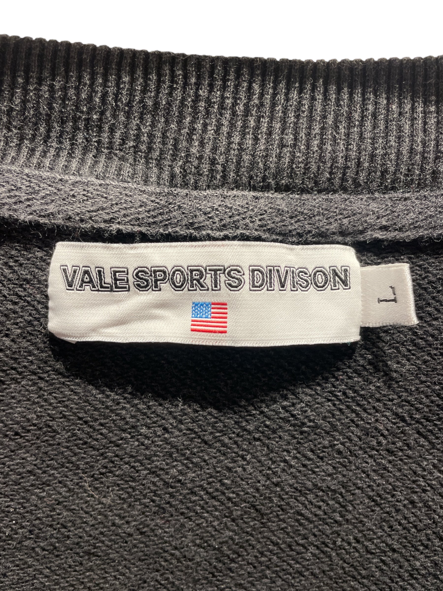 Vale/Sweatshirt/L/Cotton/BLK/Sport Dept Crewneck view 3