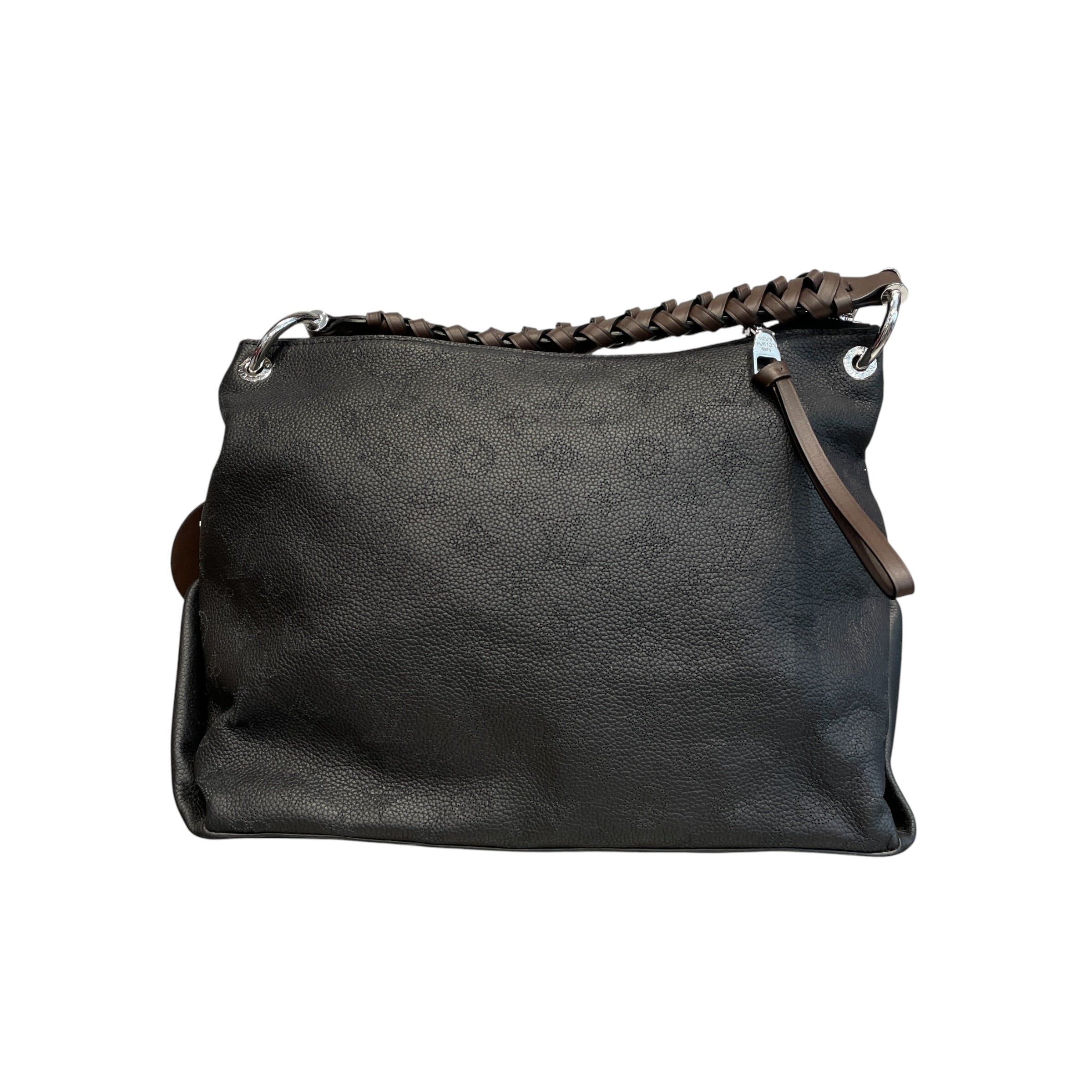 LOUIS VUITTON/Bag/Leather/BLK/monogram mahina view 2