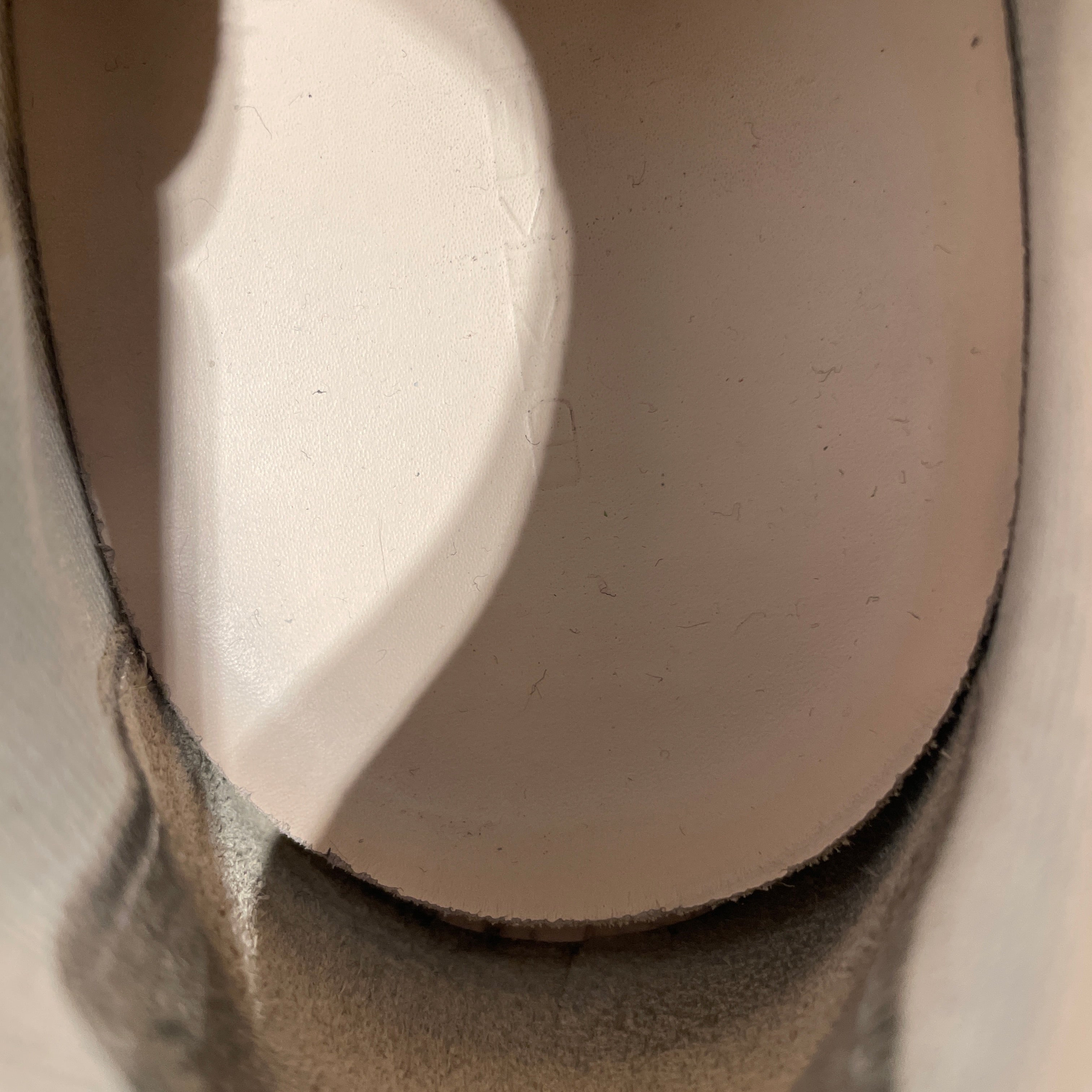 RICK OWENS DRKSHDW/Low-Sneakers/EU 43.5/Cotton/WHT/DRKSHDW ABSTRACT view 3
