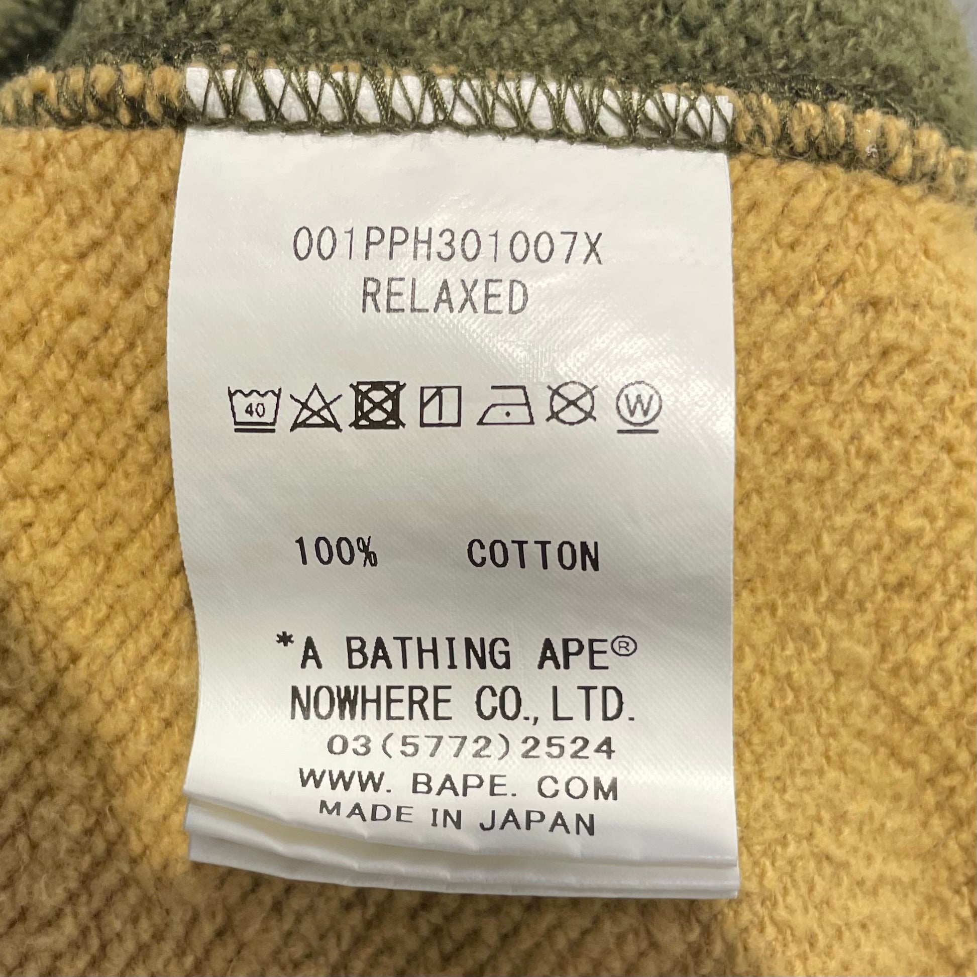 A BATHING APE/Hoodie/XXL/Camouflage/Cotton/MLT/multicam pulover view 4