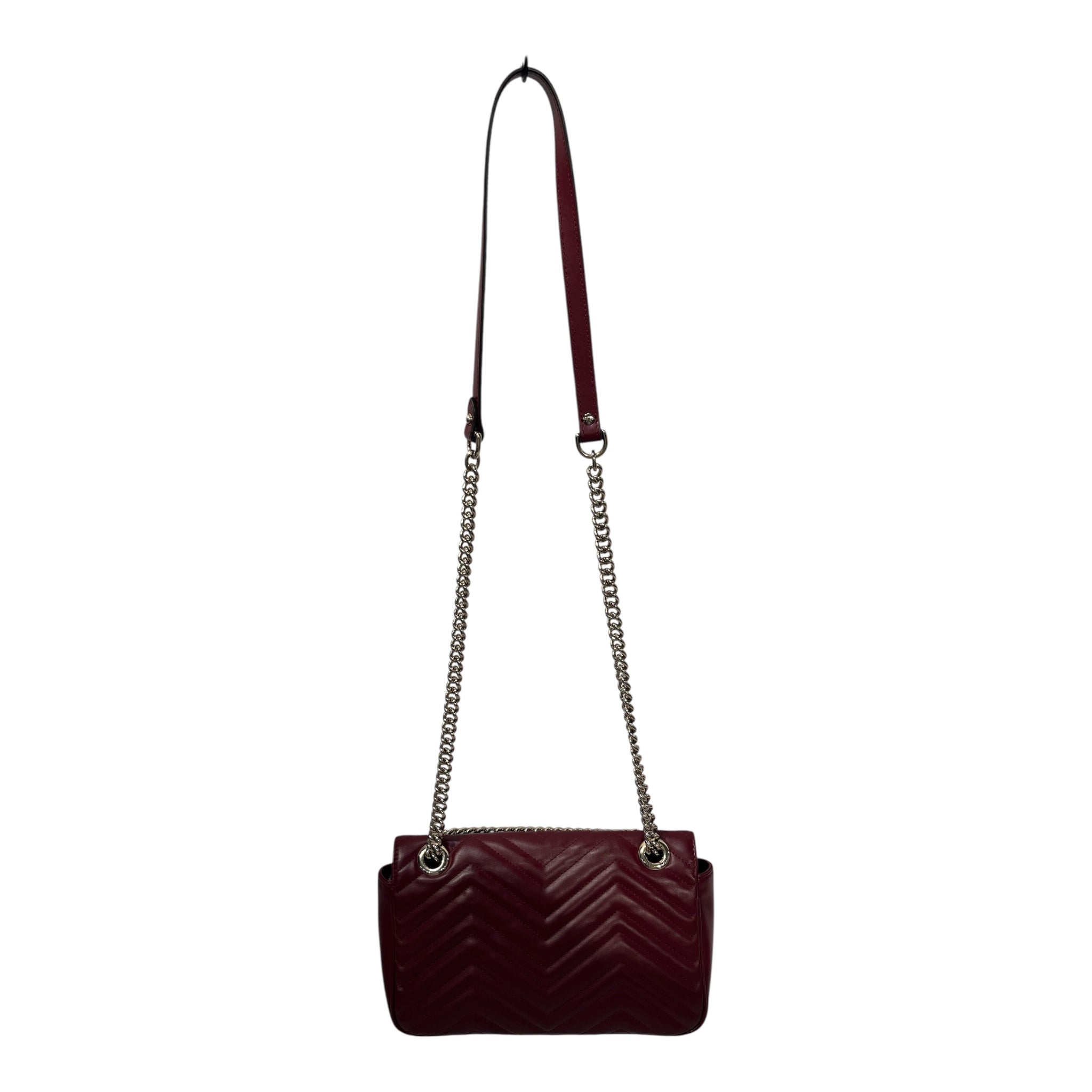 GUCCI/Cross Body Bag/Leather/BRD/marmont - gld metal view 2