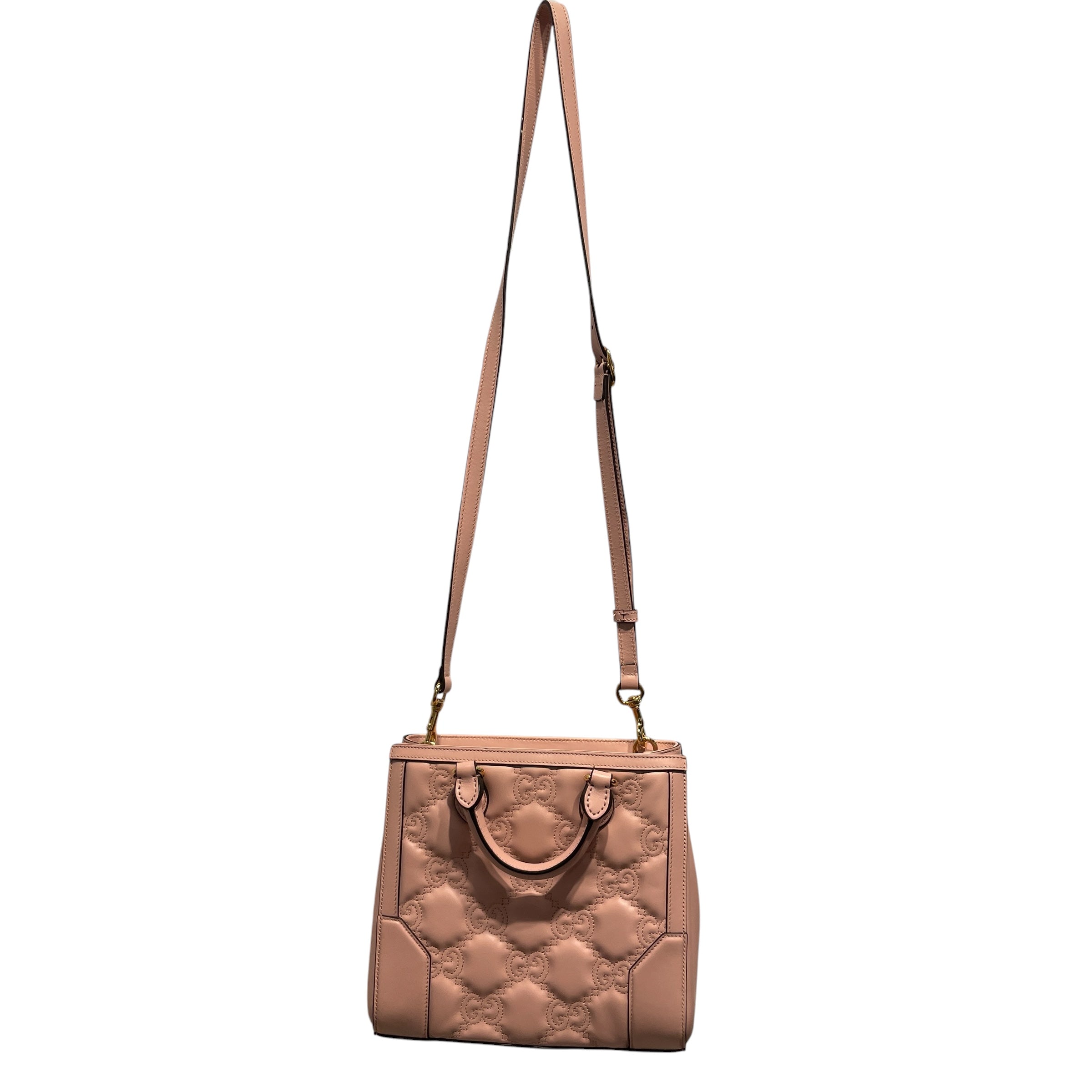 GUCCI/Cross Body Bag/Leather/PNK/BLONDIE NM TOP HANDIE view 2