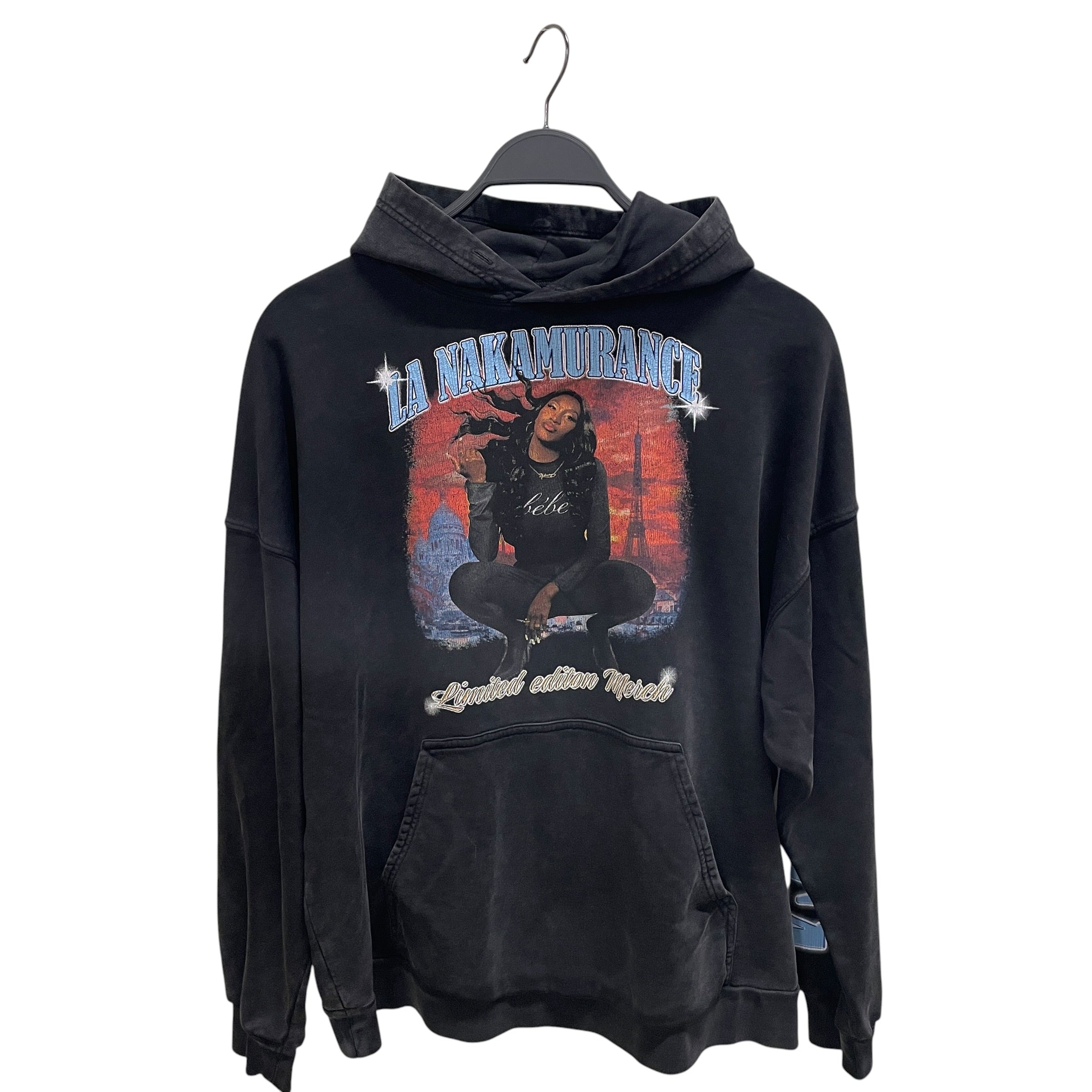 BALENCIAGA/Hoodie/L/Graphic/Cotton/BLK/LA NAKAMURANCE view 1