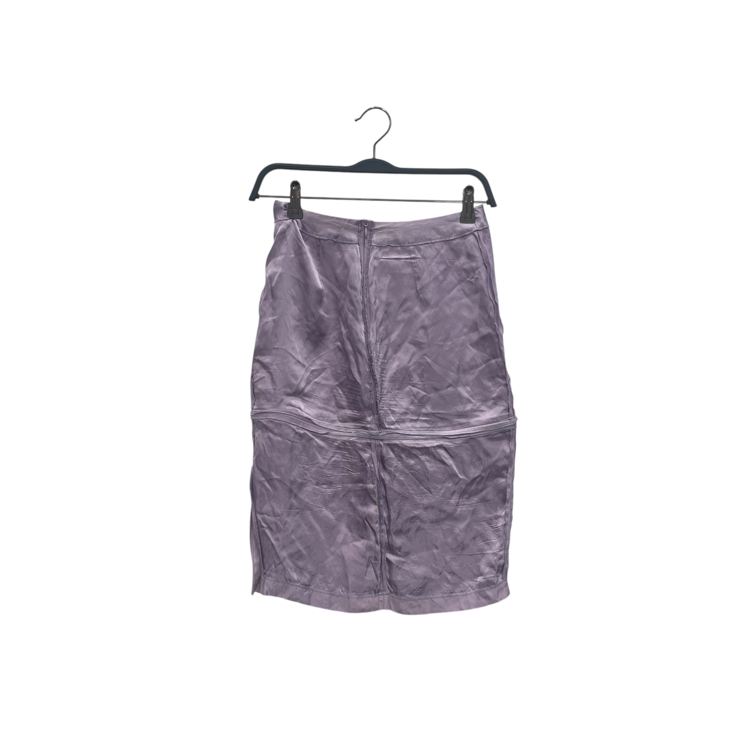MM6/Skirt/38/Silk/PPL/REVERSE CONVERTIBLE MINI/MIDI view 2