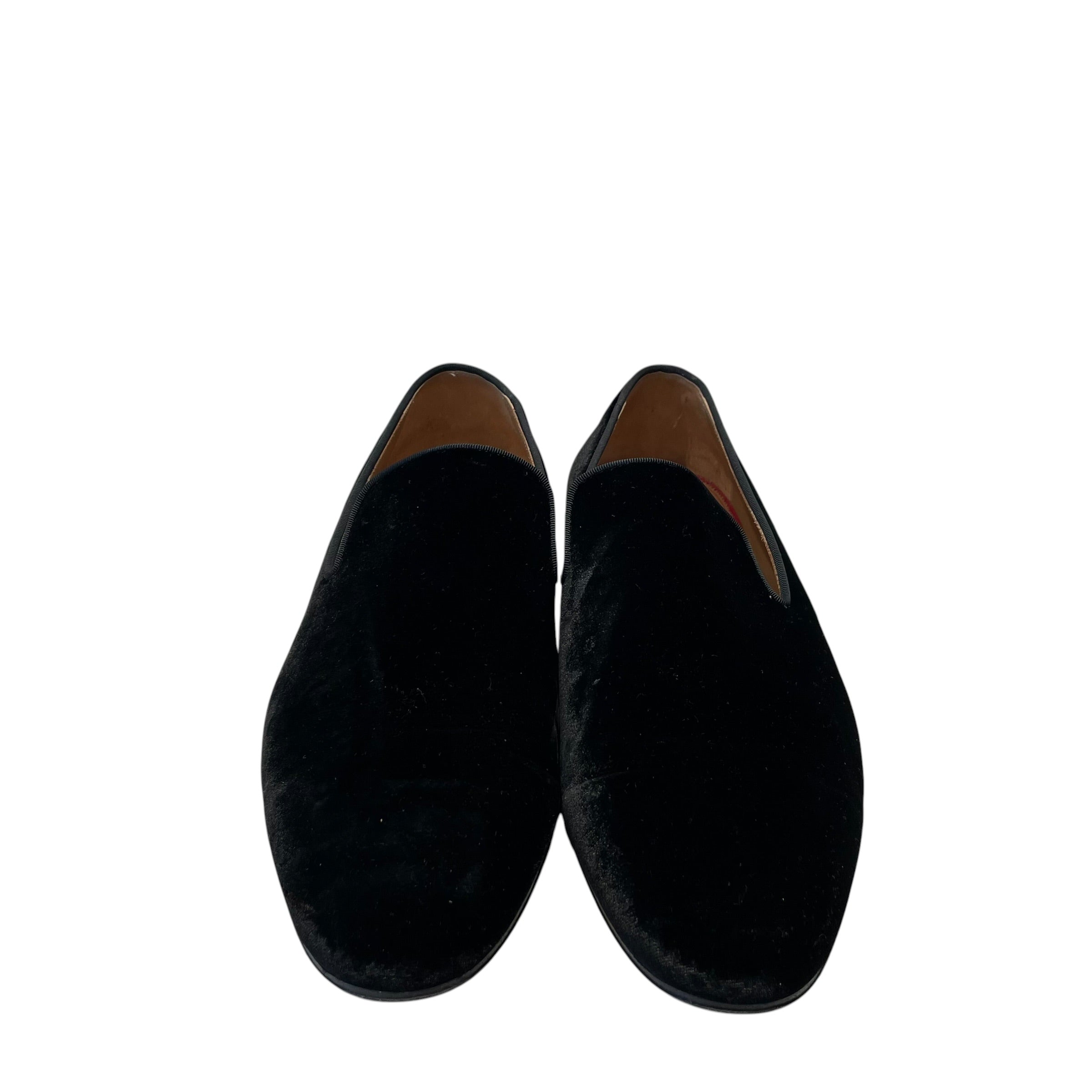 Christian Louboutin/Dress Shoes/EU 44/Suede/BLK/Marpyramide w/th Spikes view 4