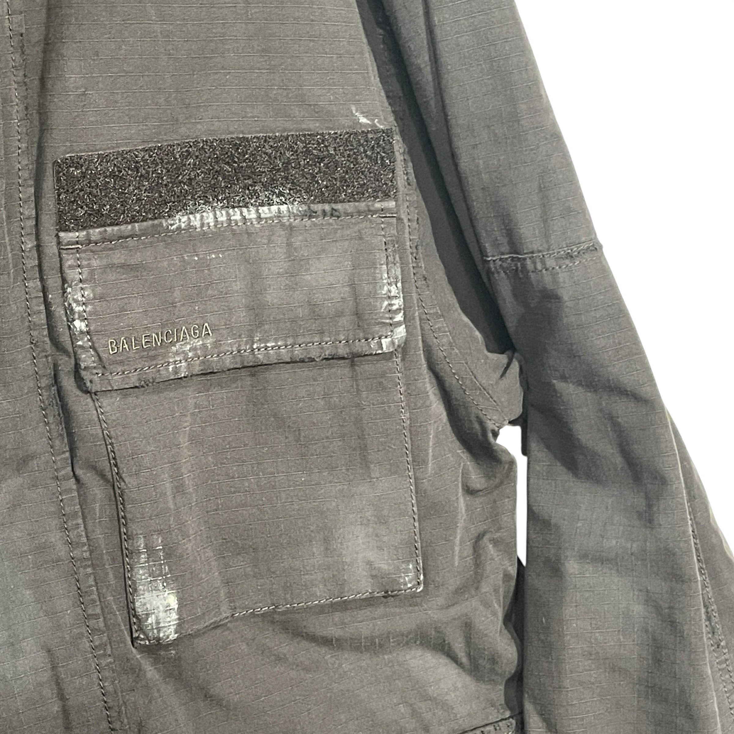 BALENCIAGA/Military Jkt/1/Cotton/BLK/DOUBLE FRONT MILITARY JACKET view 5