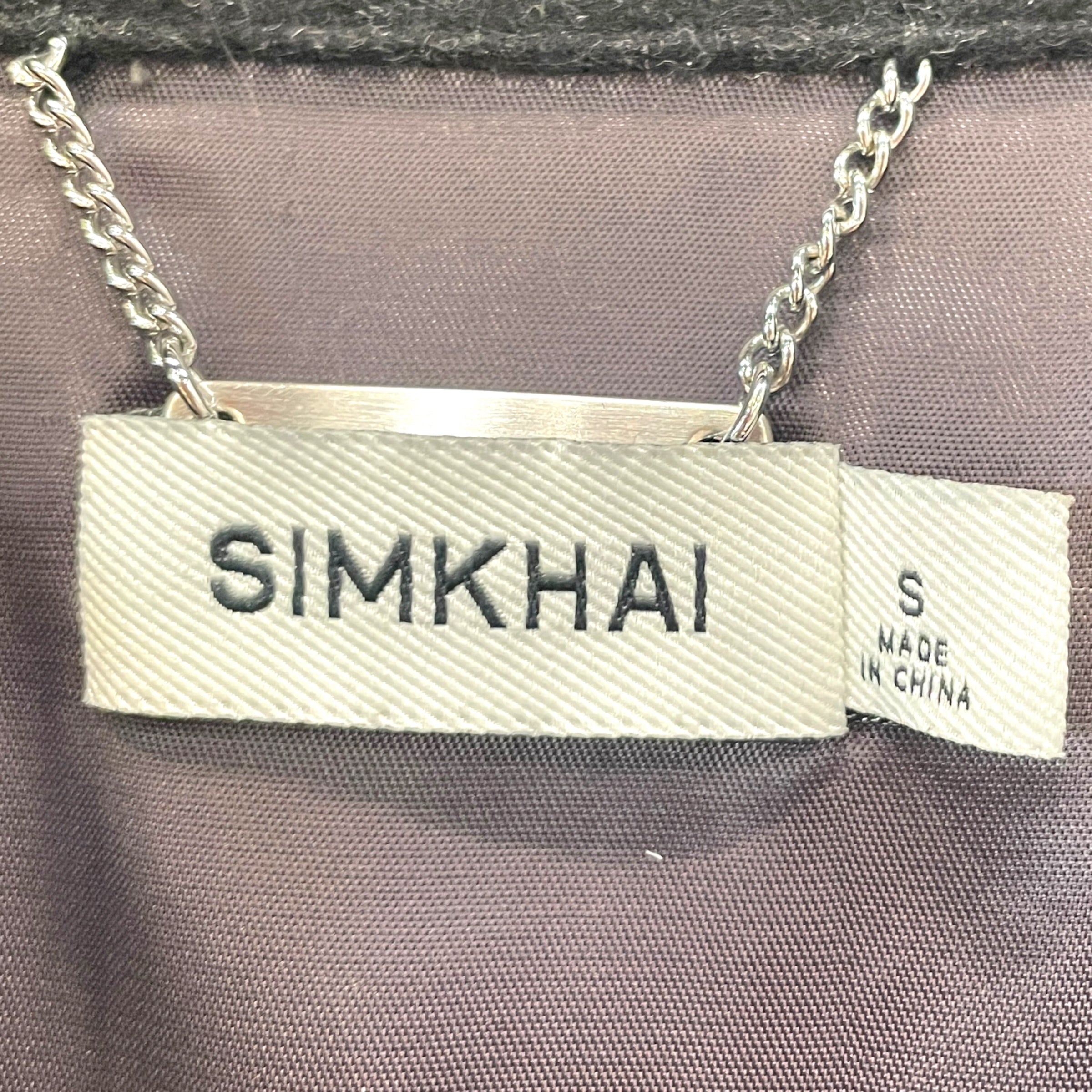 SIMKHAI/Blouson/S/Cashmere/BLK/Stripe/ view 3