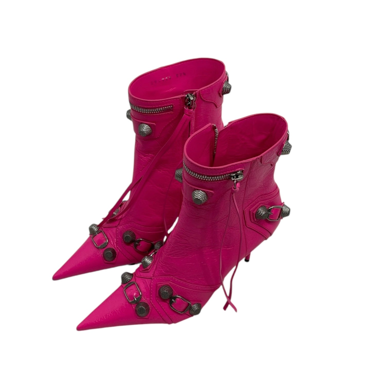 BALENCIAGA/Booties/CAGOLE ANKLE\ FLUO PNK view 1