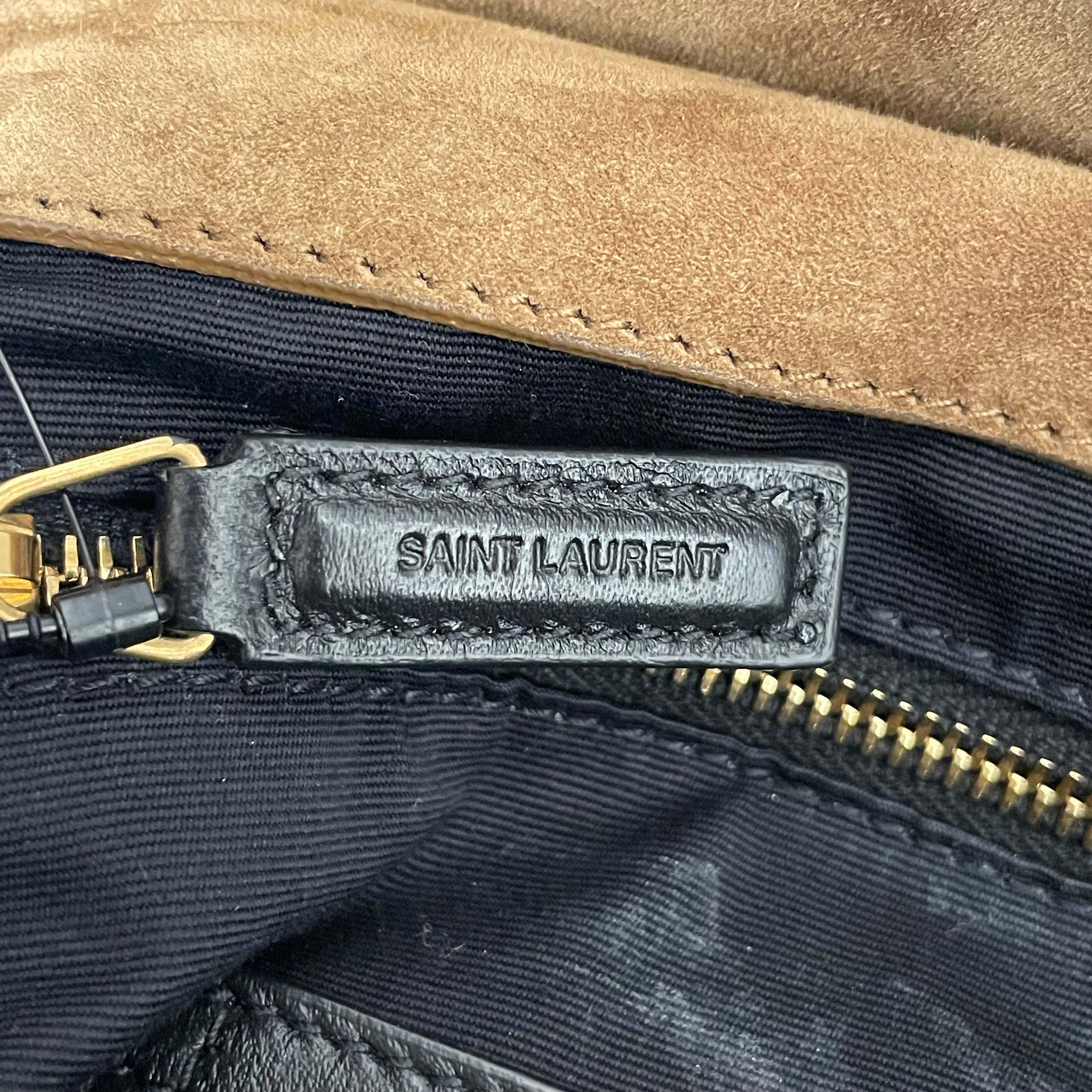 YVES SAINT LAURENT/Hand Bag/Suede/CML/jamie bag view 6
