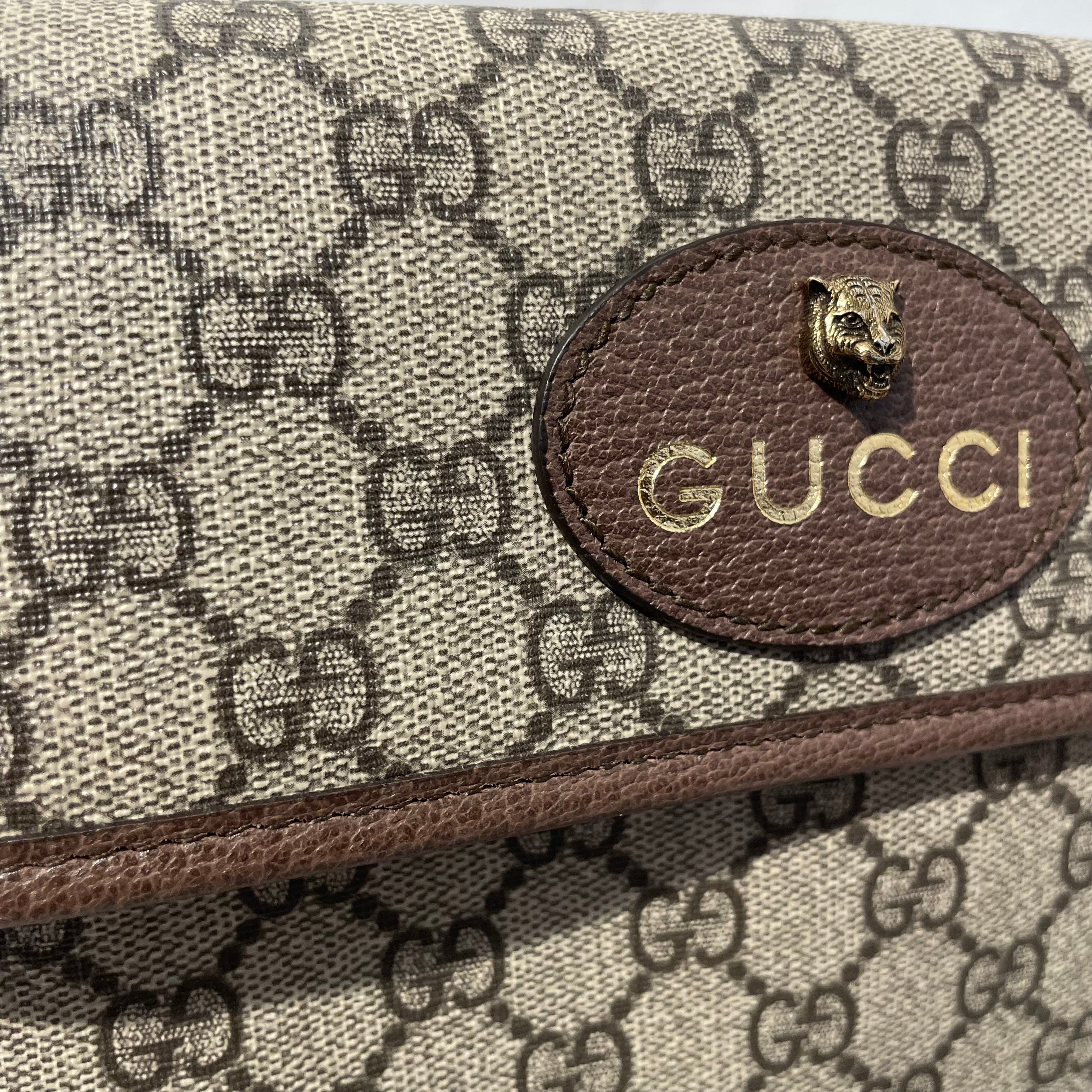 GUCCI/Pouch/Monogram/Leather/KHK/GUCCI OPHIDIA POUCH view 6