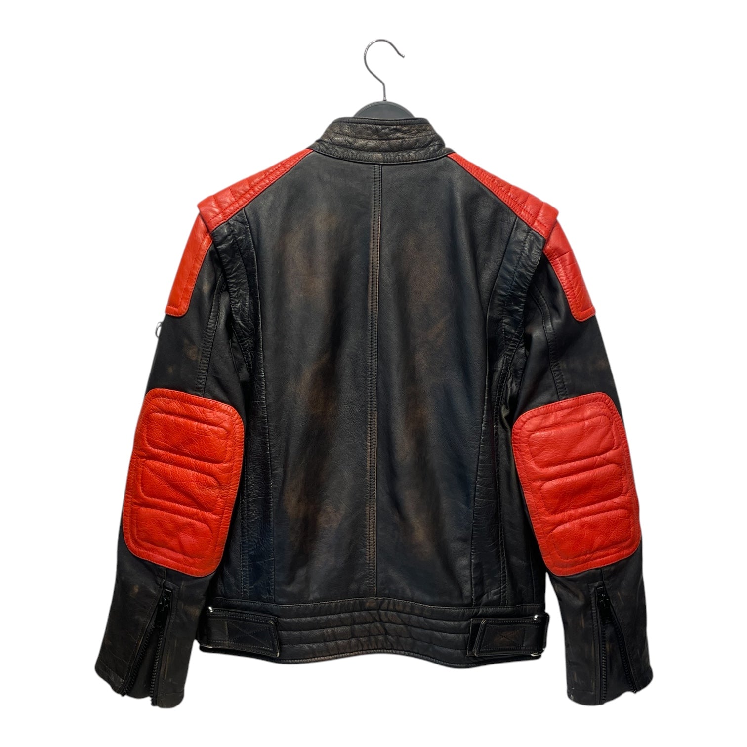 DIESEL/Riders Jkt (S)/S/Leather/BRW/Stripe/ORANGE STRIPE MOTO JACKE view 2