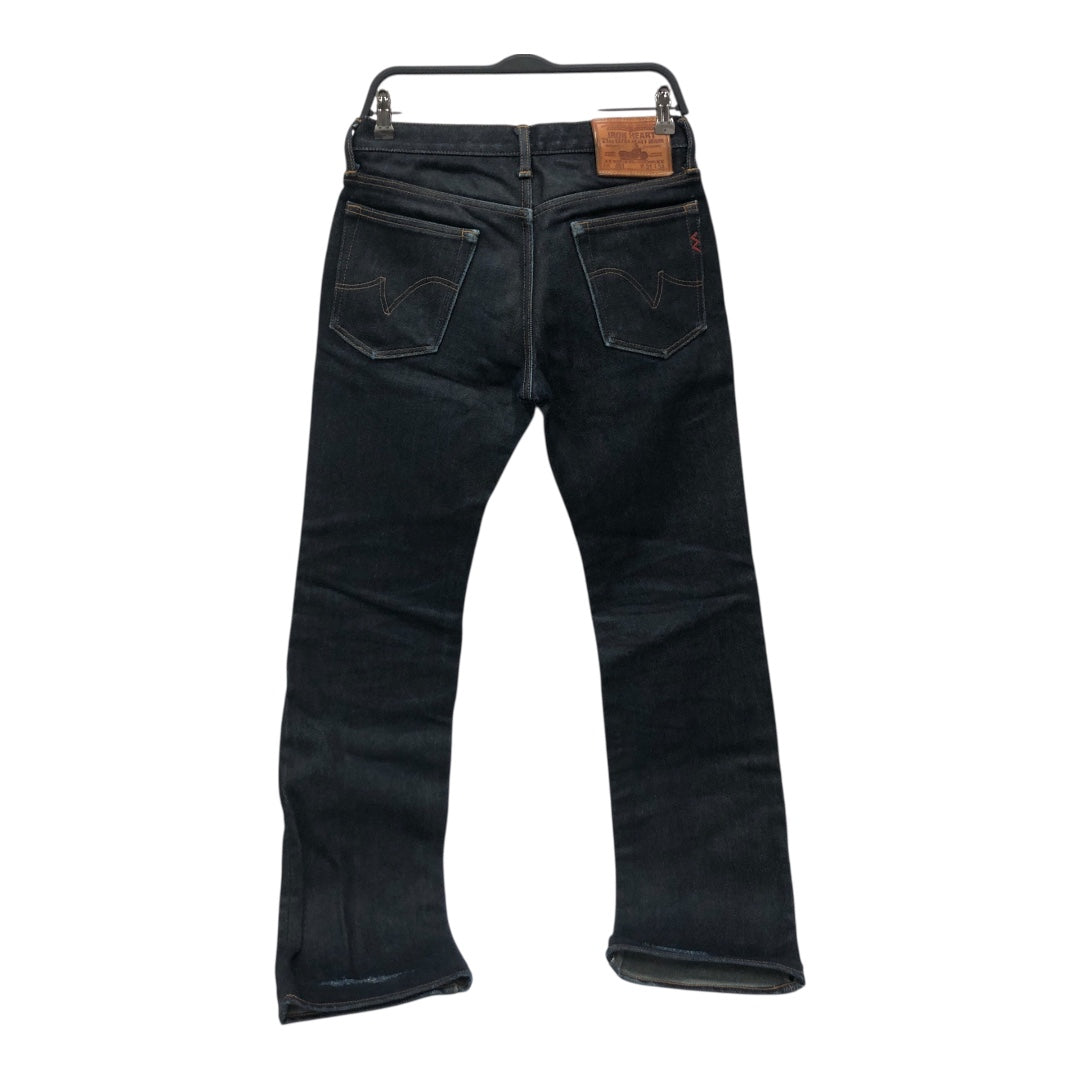 IRON HEART/Straight Pants/31/Cotton/BLU/ view 2