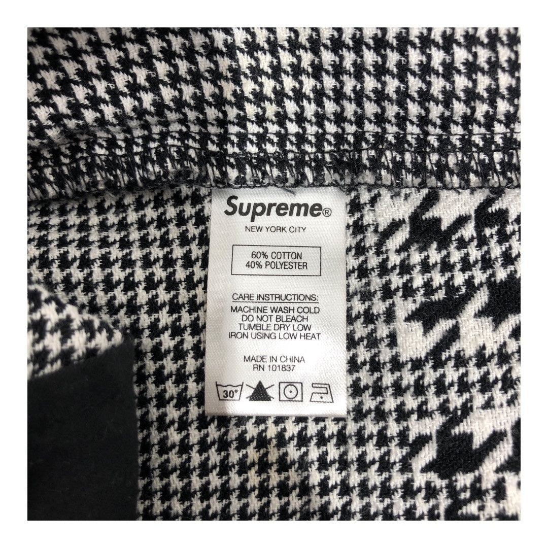Supreme/Pants/30/Polyester/MLT/Houndstooth Check/HOUNDSTOOTH LOGO PRINT view 4