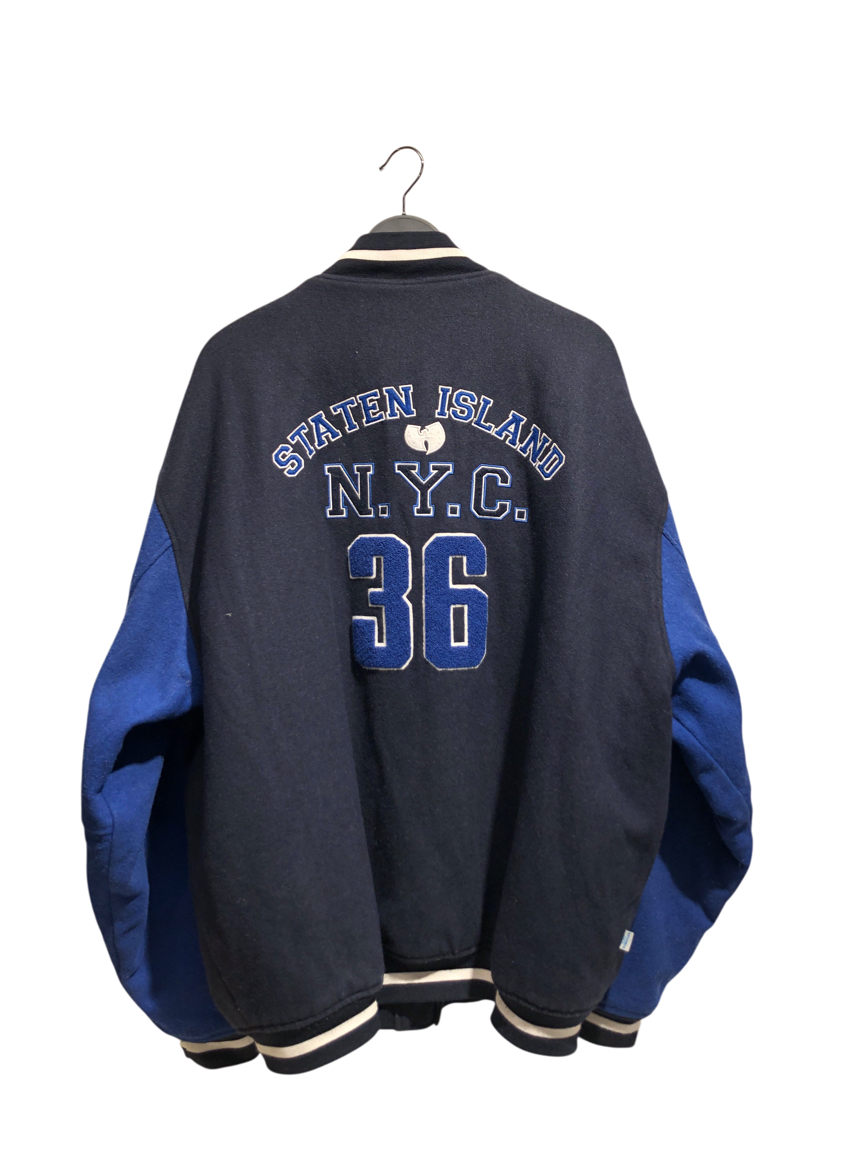 Vintage/Baseball Jkt/XXL/Wool/BLU/Graphic/ view 2