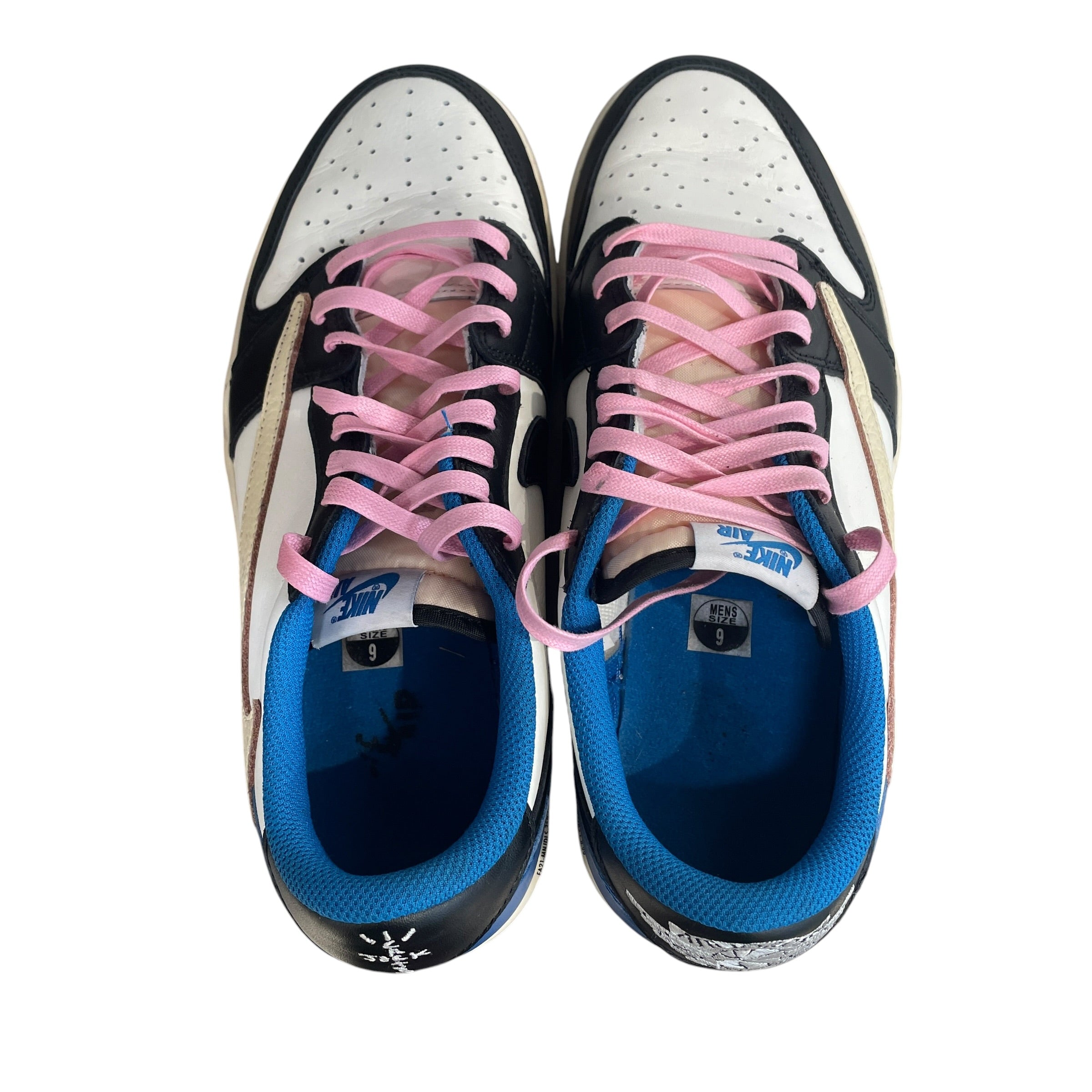 NIKE/FRAGMENT DESIGN X TRAVIS SCOTT X AIR JORDAN 1 LOW OG/Low-Sneakers/US 9/Leather/MLT/DM7866-140 view 4
