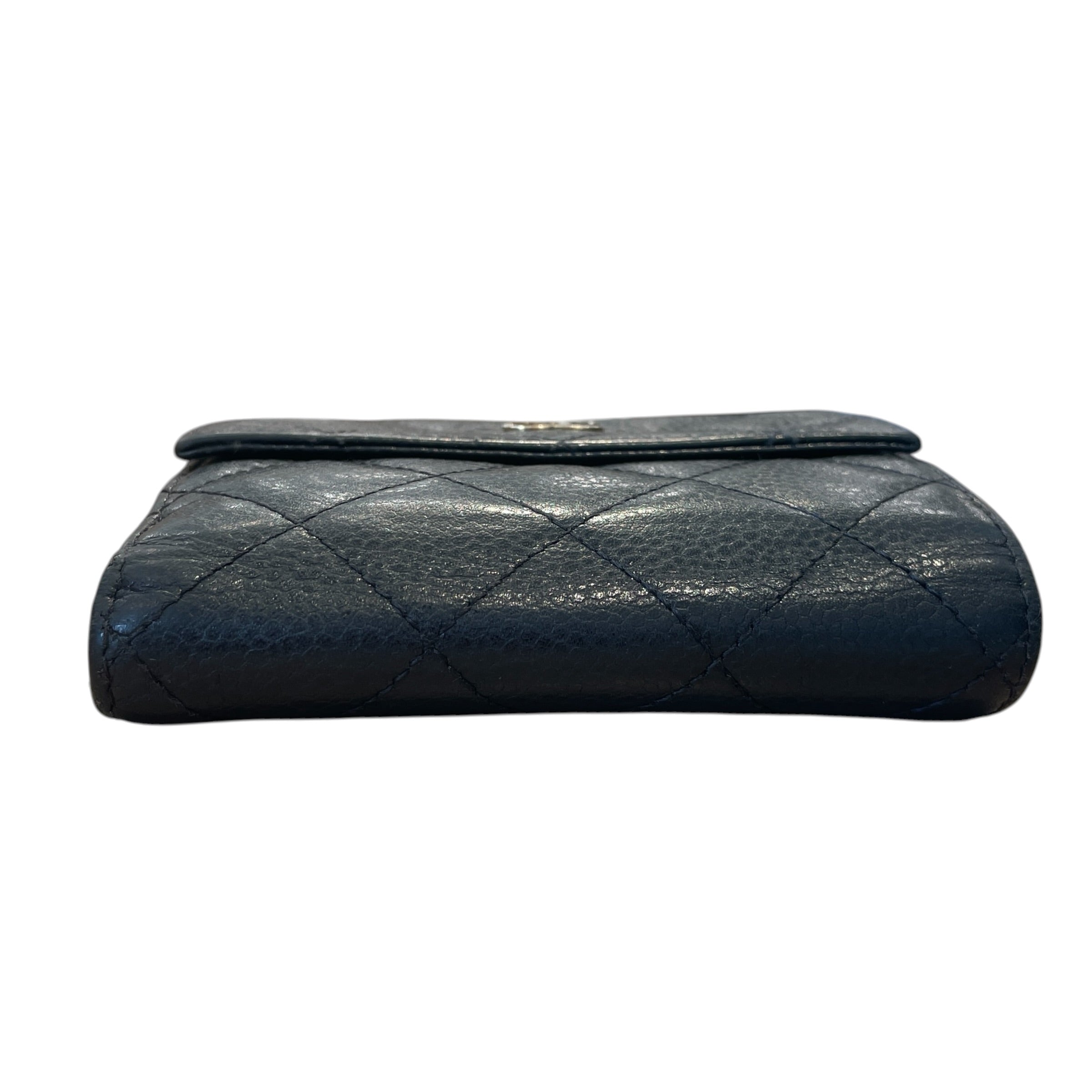 CHANEL/Bifold Wallet/Lambskin/BLK/CC LAMBSKIN QUILTED WALLET view 3