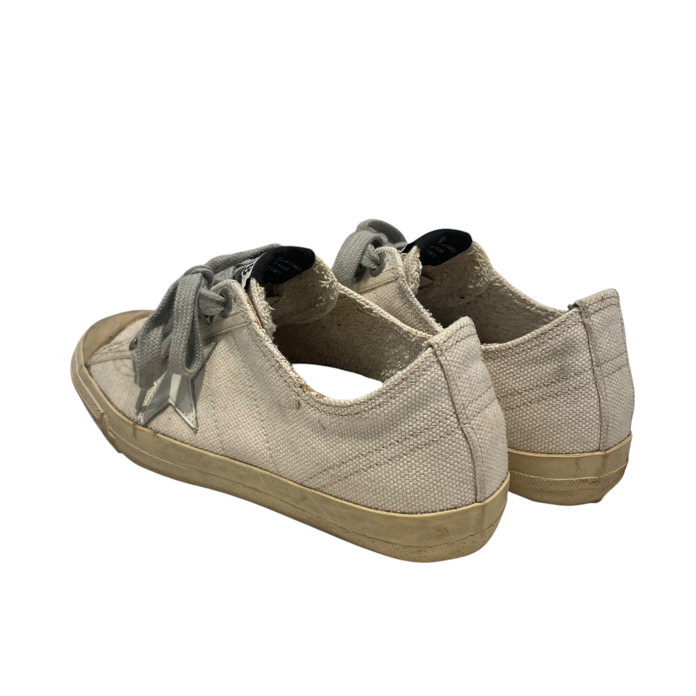 GOLDEN GOOSE/Low-Sneakers/EU 35/Cotton/CRM/GGDB VSTAR2 view 2