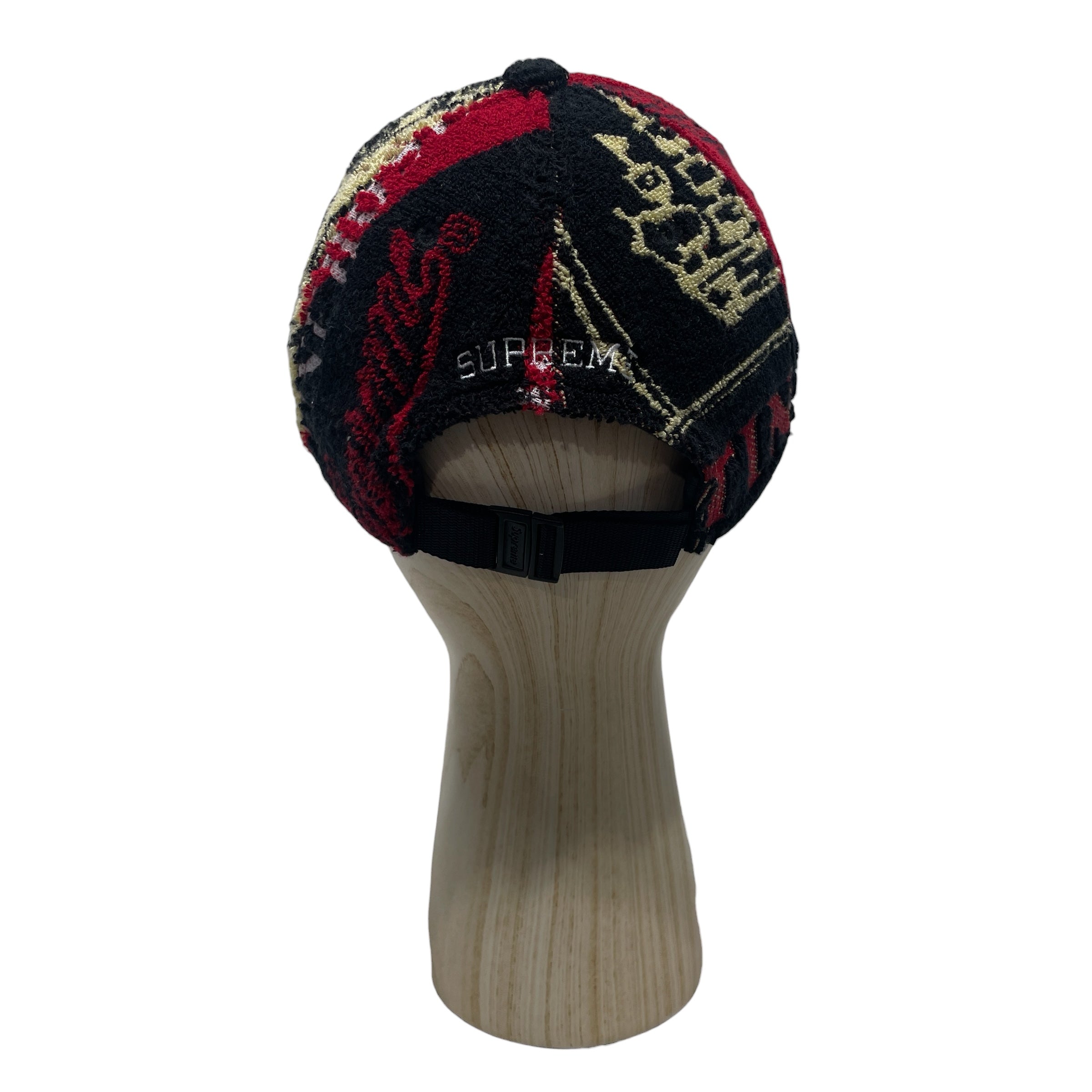 MARTINE ROSE/Hat/All Over Print/Acrylic/BLK/ view 2