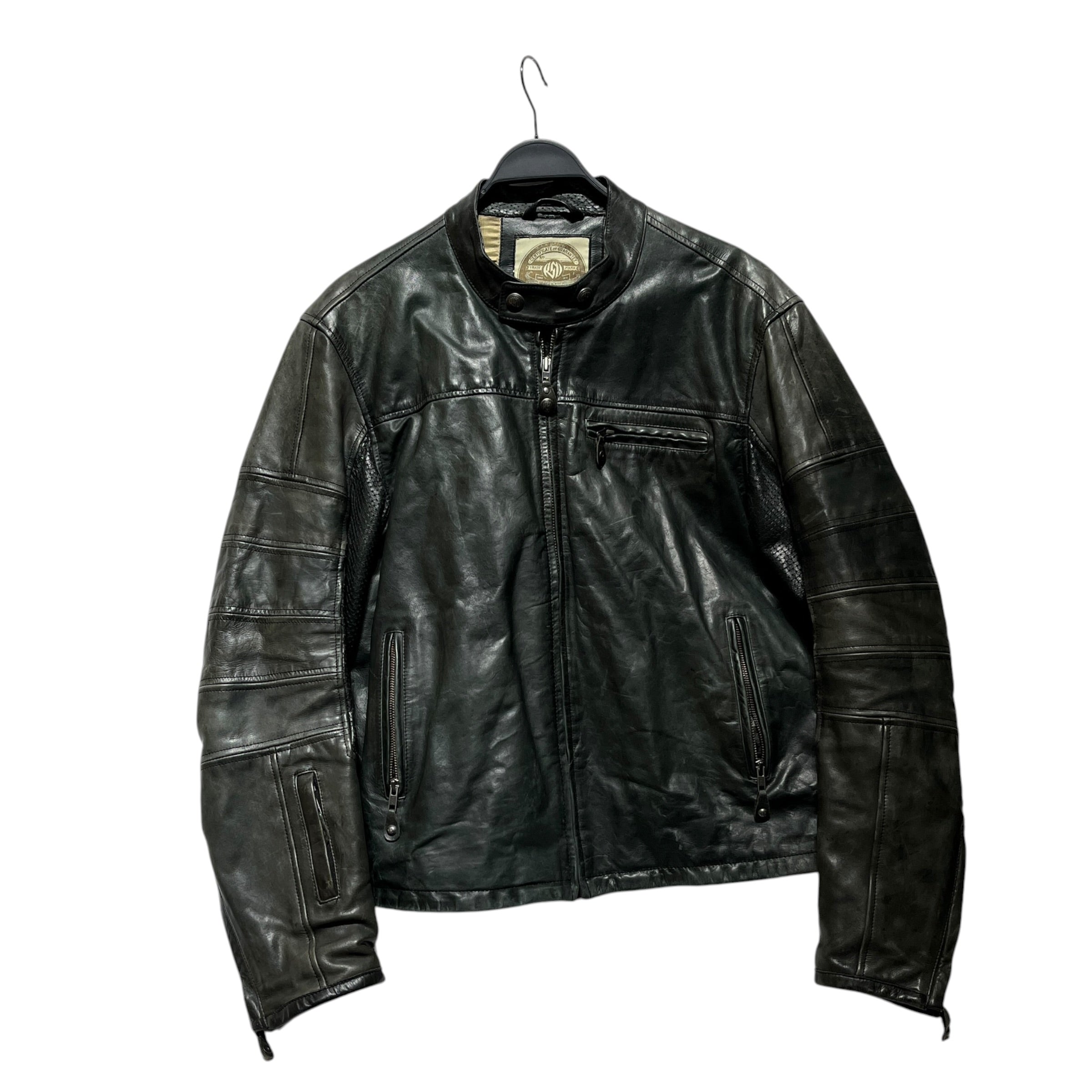RONALD SANDS /Leather Jkt/XL/Leather/KHK/ view 1