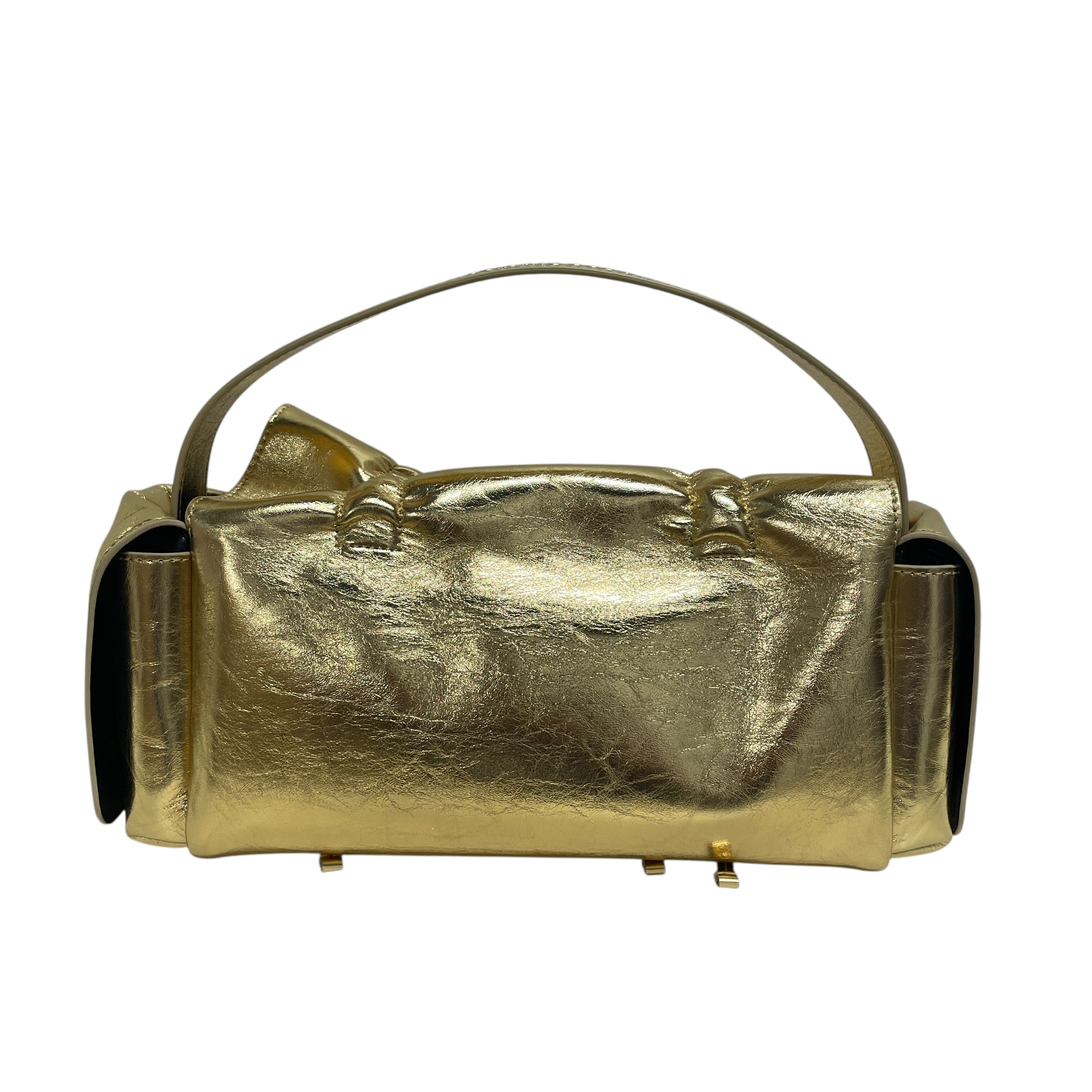 Acne Studios/Hand Bag/Leather/GLD/2 POCKET, SIDE PCKTS view 2