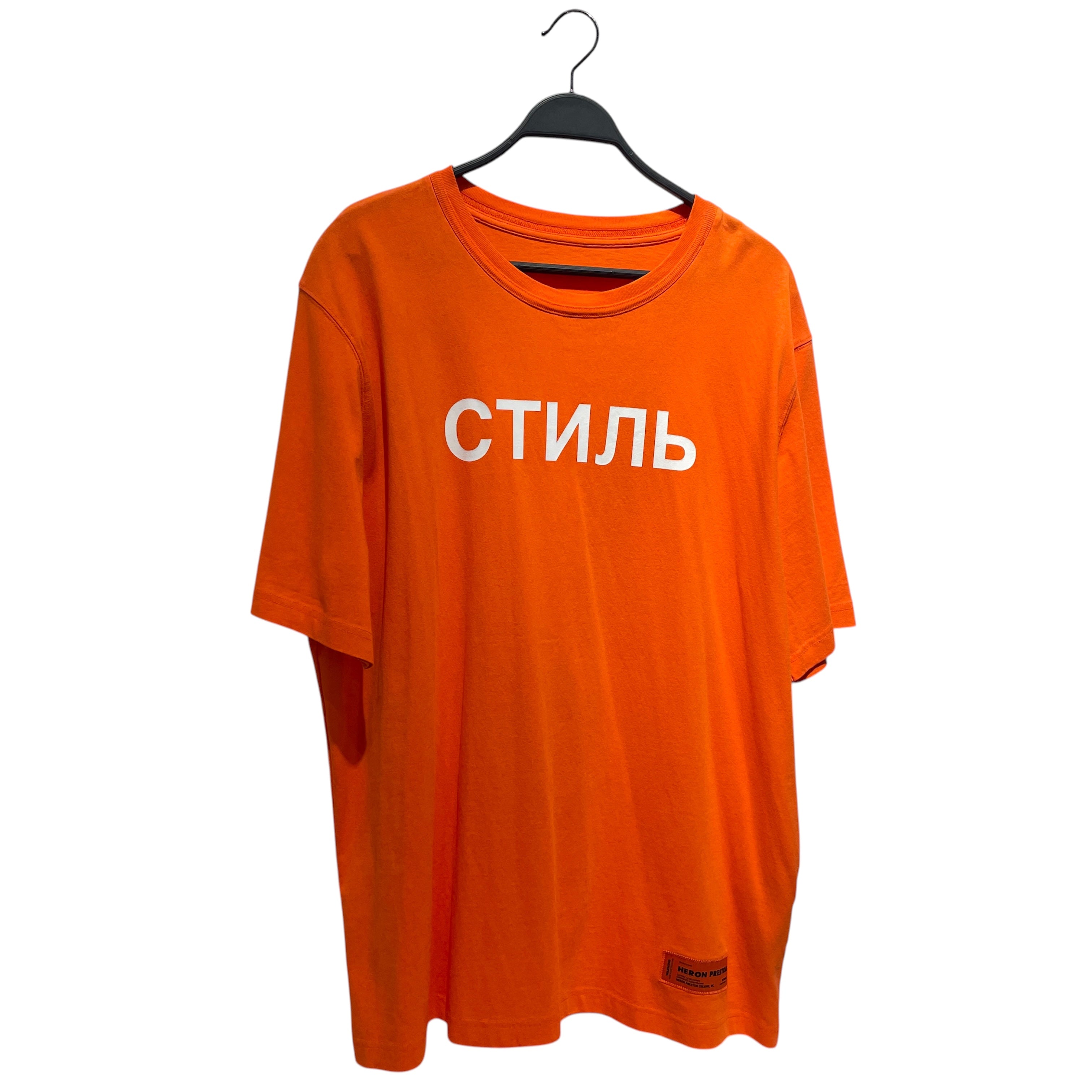 HERON PRESTON/T-Shirt/XL/Cotton/ORN/ view 1