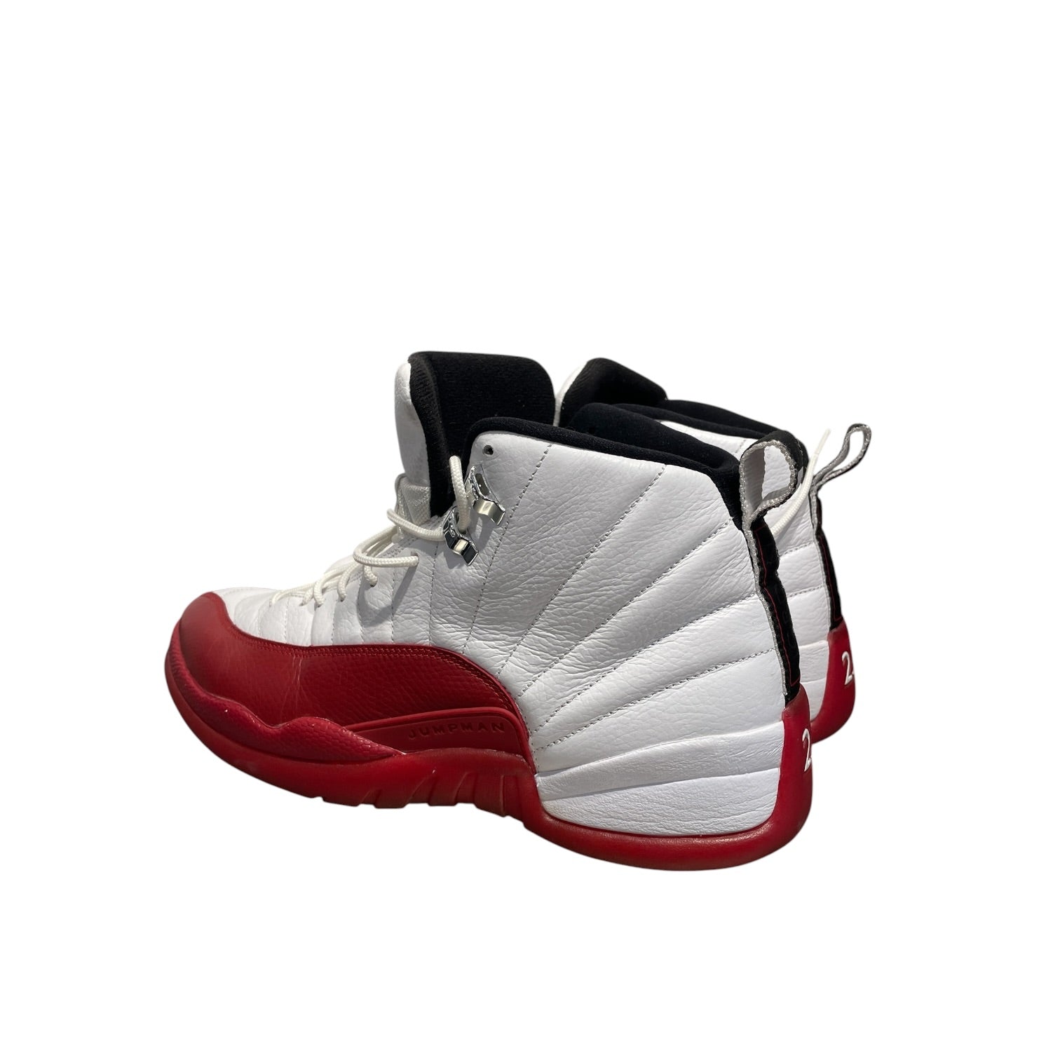 JORDAN BRAND/Hi-Sneakers/US 13/Leather/WHT/12 Retro Cherry view 2