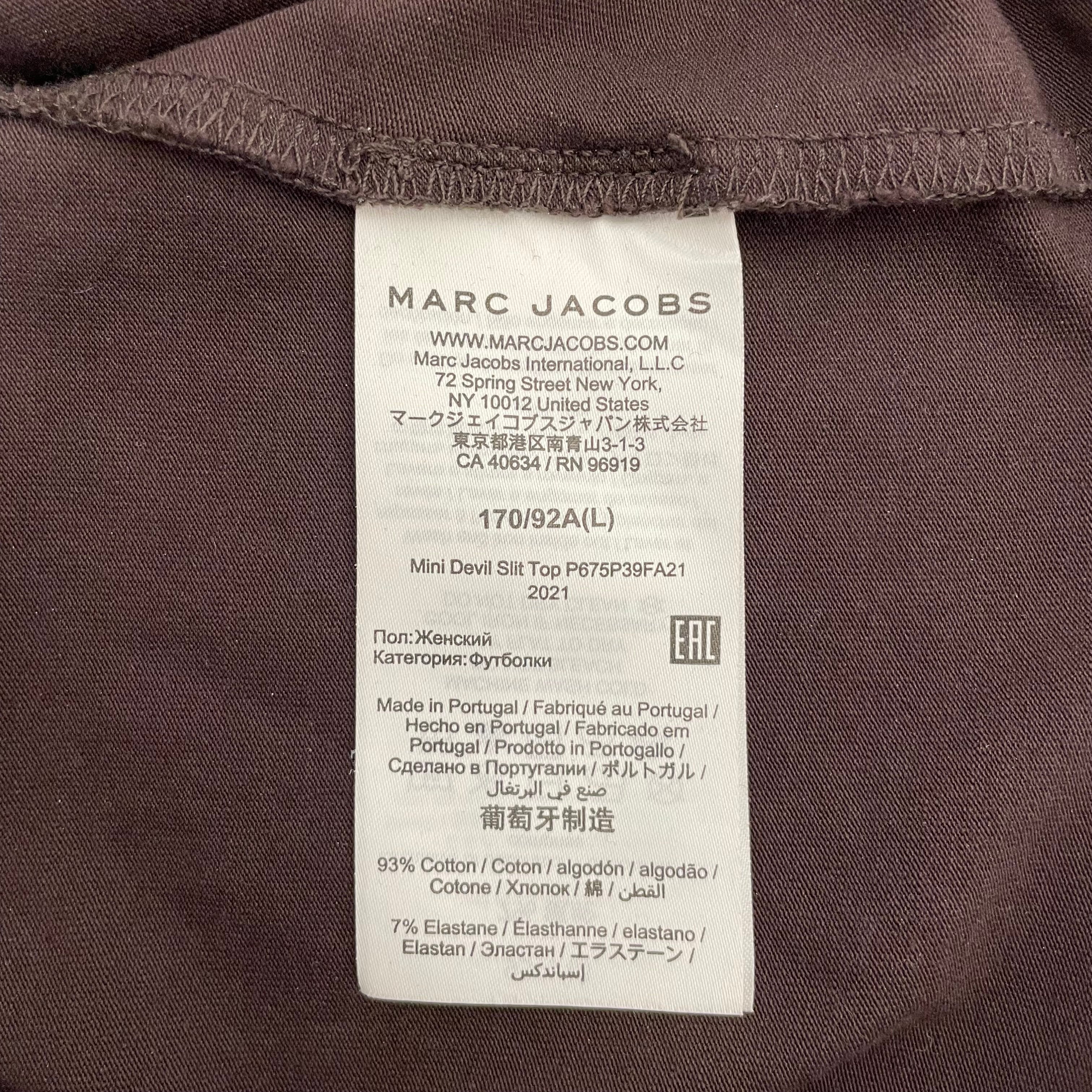 Heaven By Marc Jacobs/LS T-Shirt/L/Cotton/BRW/DEVIL SLIT view 4