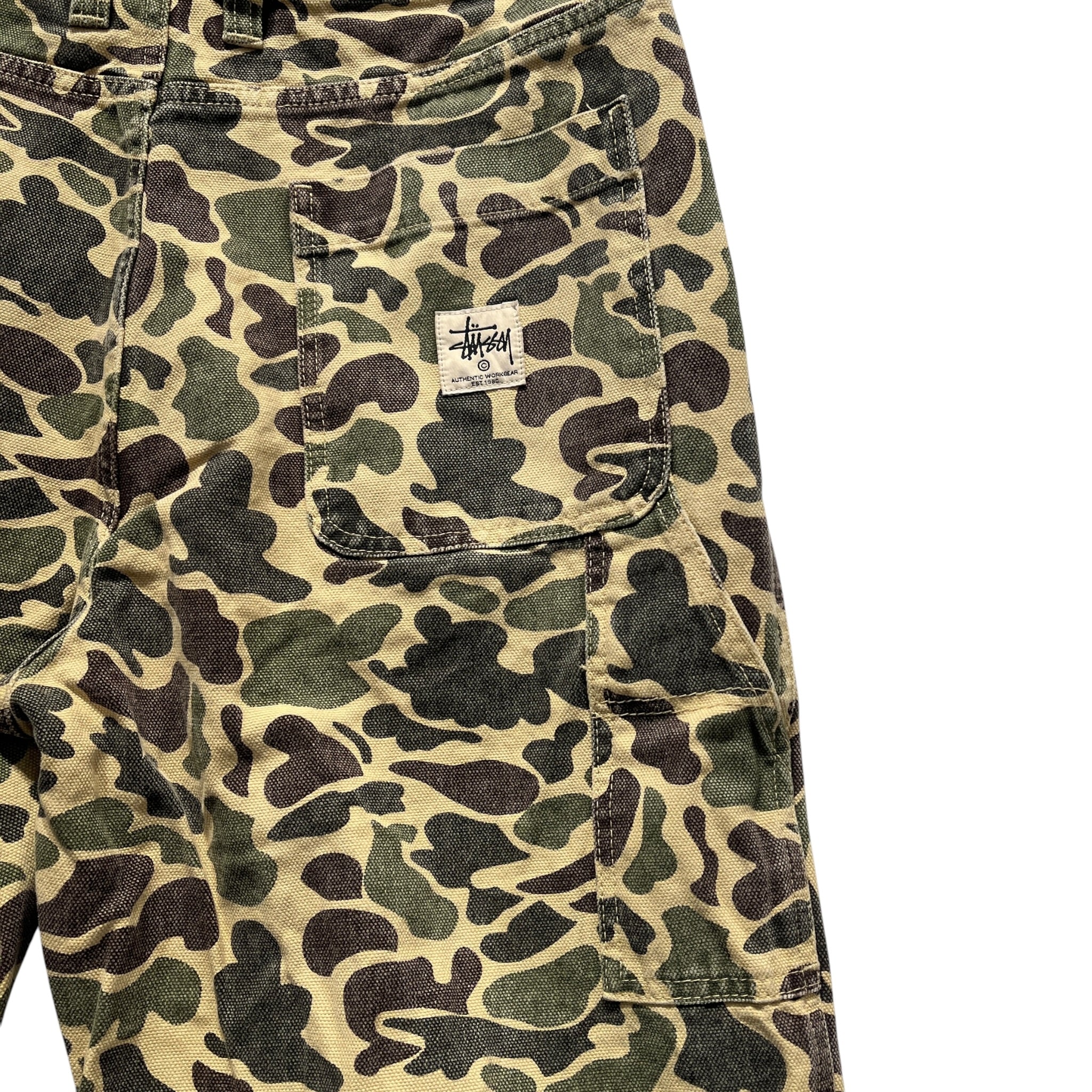 STUSSY/Pants/33/Cotton/GRN/Camouflage/DOUBLE KNEE view 7